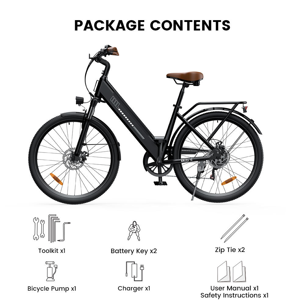 Bicicleta Elétrica iScooter UcityS 36V 13Ah 7/7