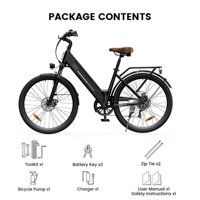 Bicicletă electrică iScooter UcityS 36V 13Ah