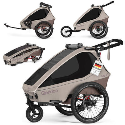 Fietskar kidgoo 1 pro gen 2-barista brown
