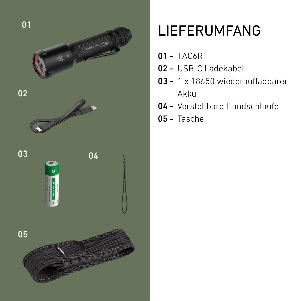 Taschenlampe TAC6R 7/7