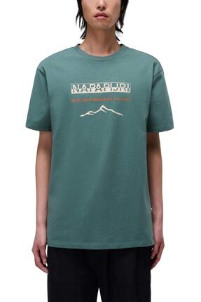 T-shirt - casual - Homme - Sanem - coupe regular, 100 % coton - noir