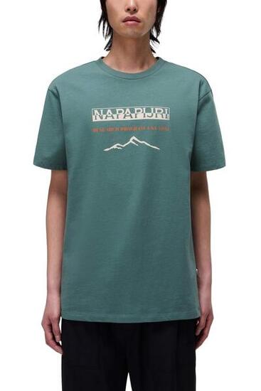 T-shirt - casual - Homme - Sanem - coupe regular, 100 % coton - noir