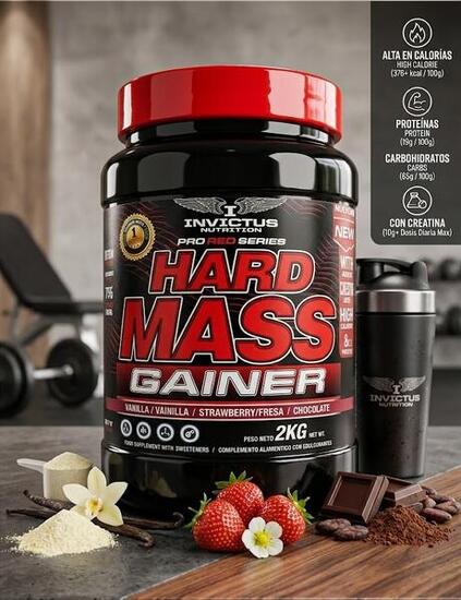 Hard Mass Gainer, goût vanille, 2 kg