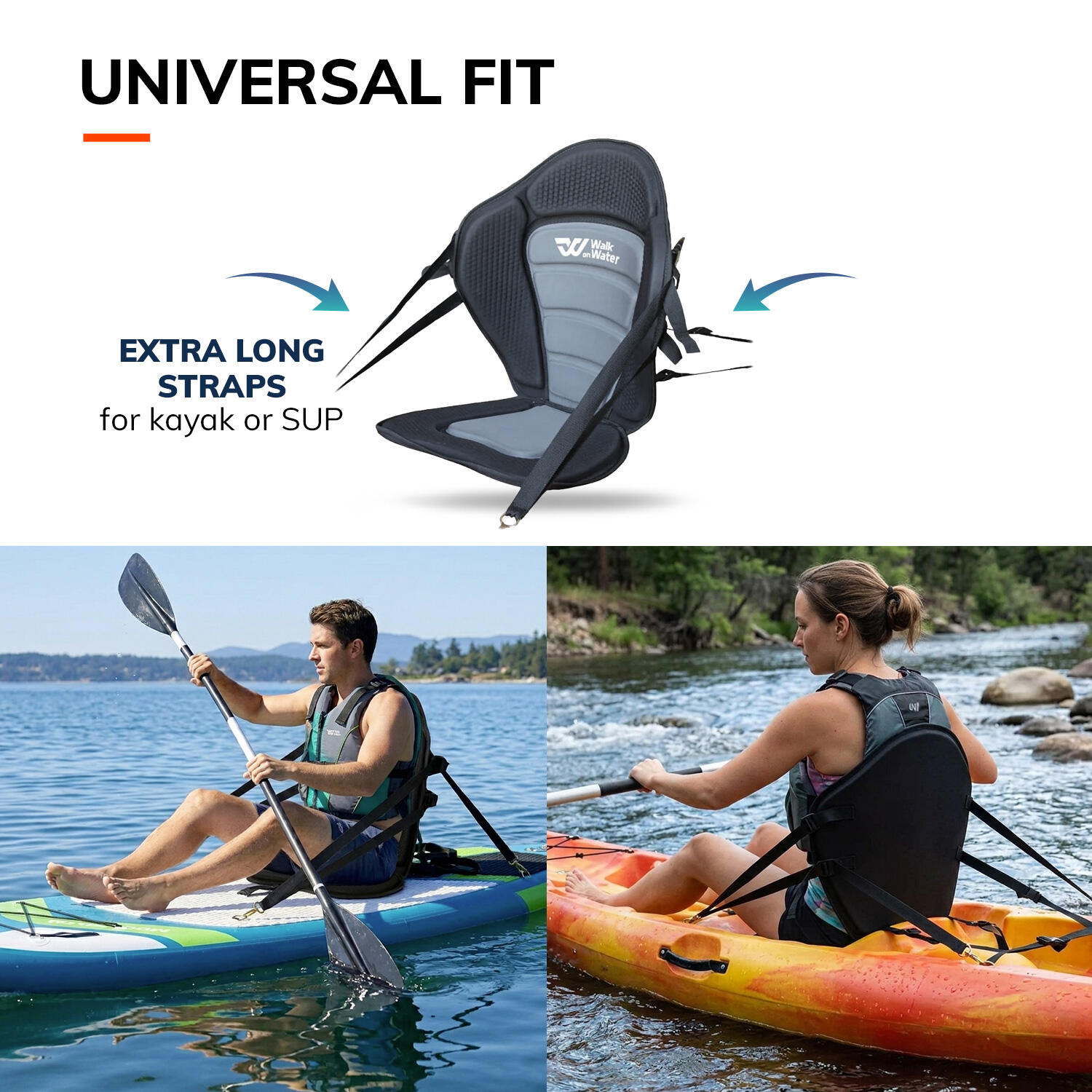 DOSSERET KAYAK ERGONOMICO UNIVERSALE - WOW 2/7