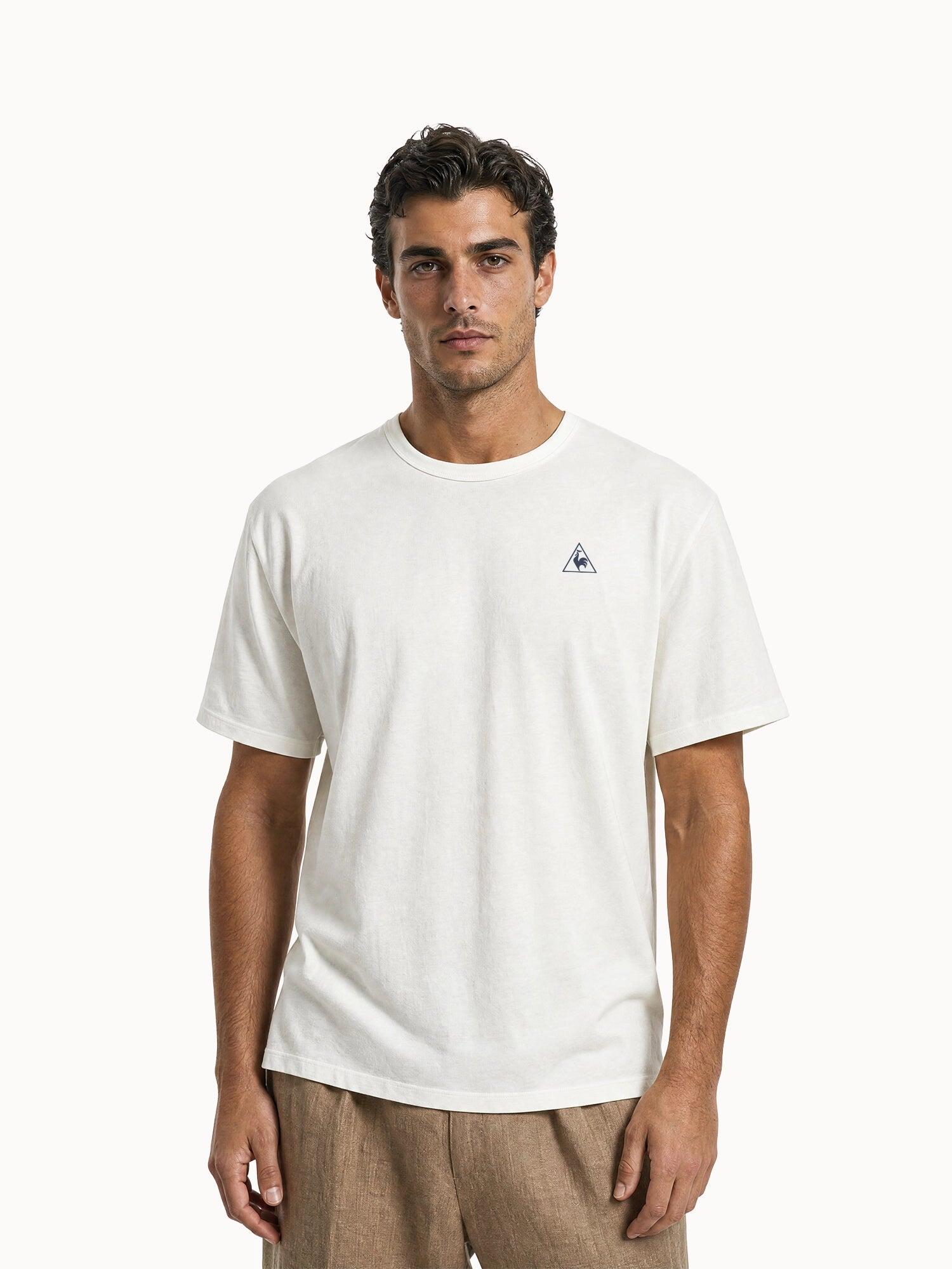 T-shirt relax en jersey de coton 1/4