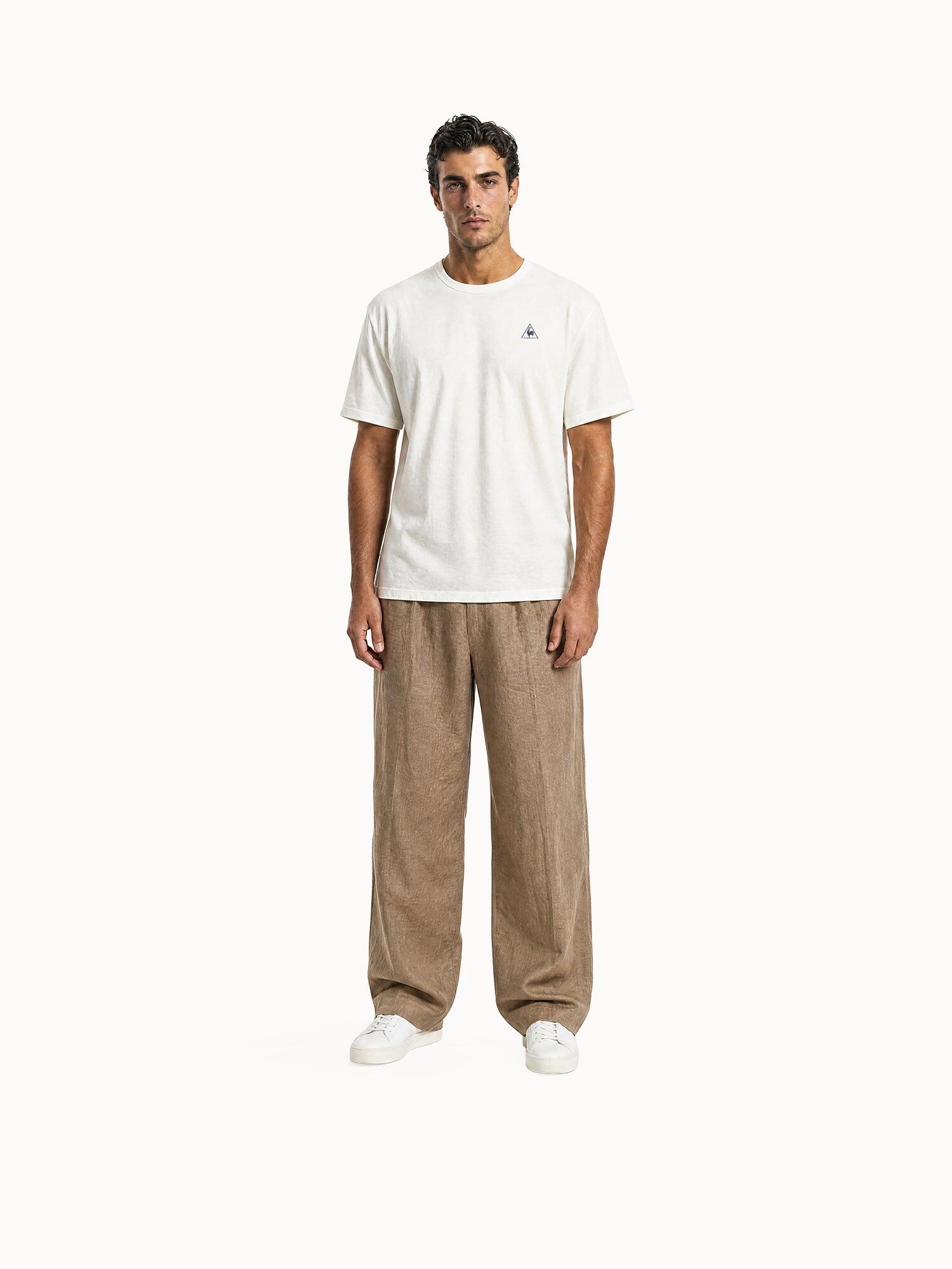 T-shirt relax en jersey de coton 4/4