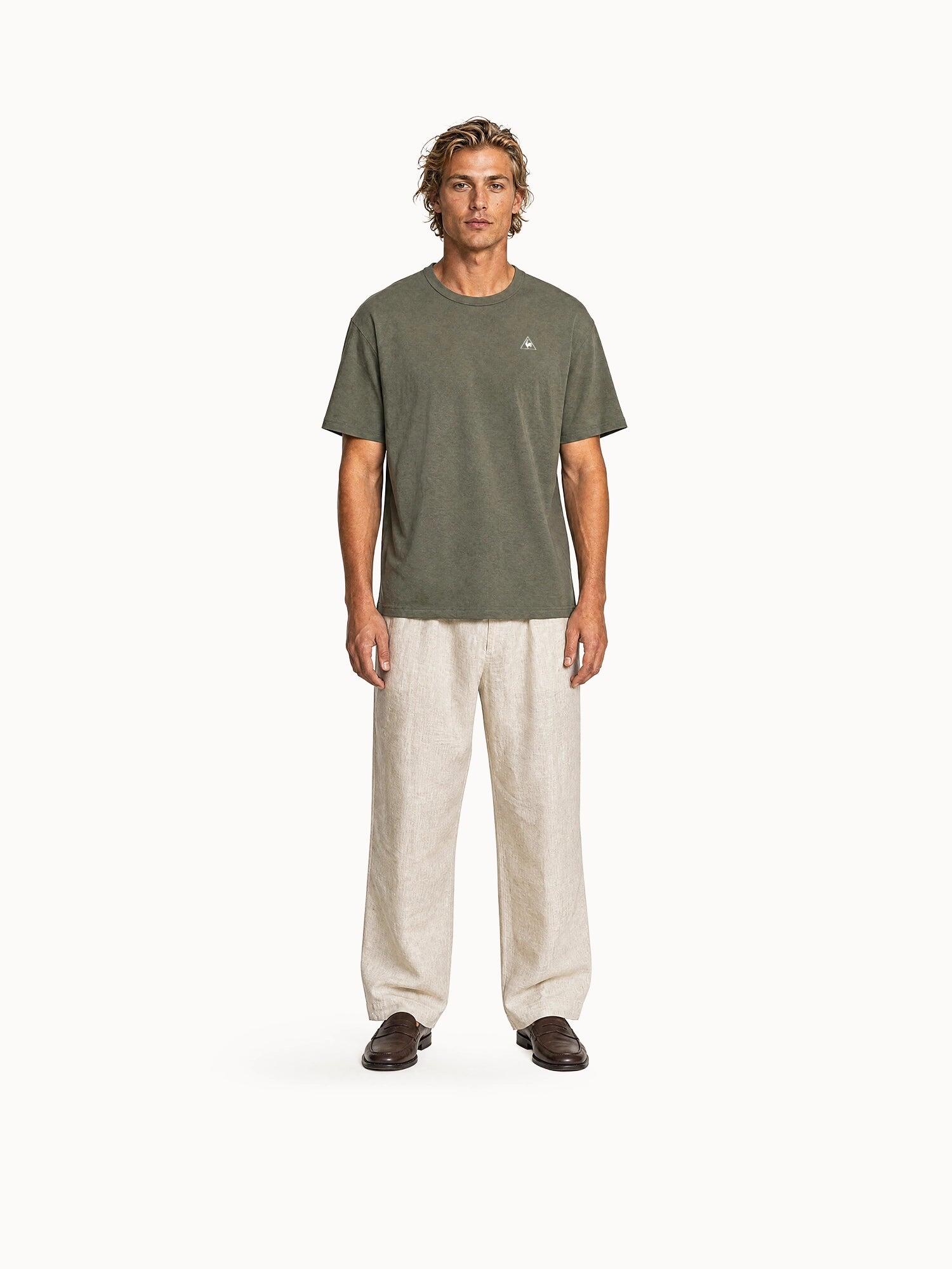 T-shirt relax en jersey de coton 4/4