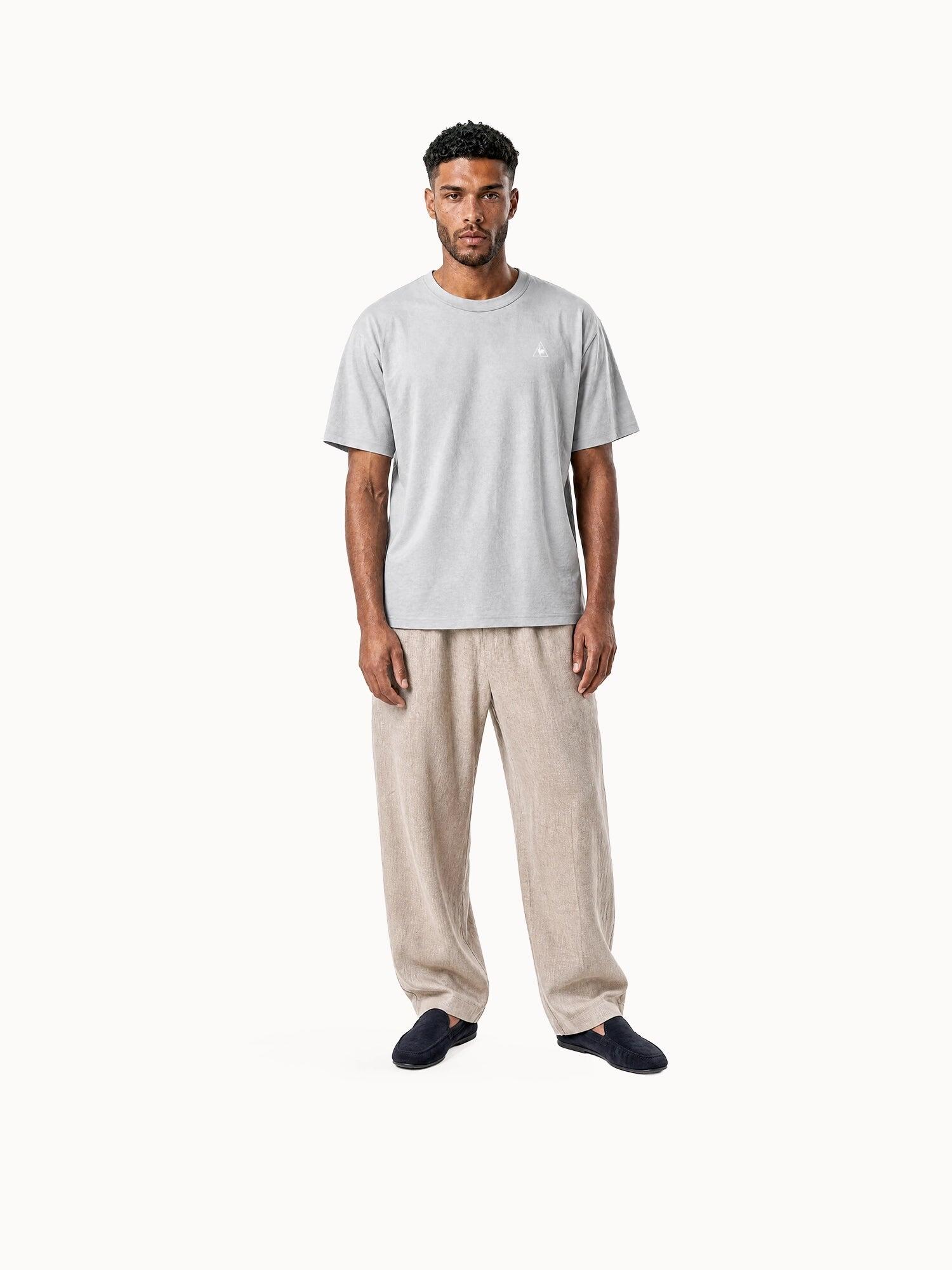T-shirt relax en jersey de coton 4/4