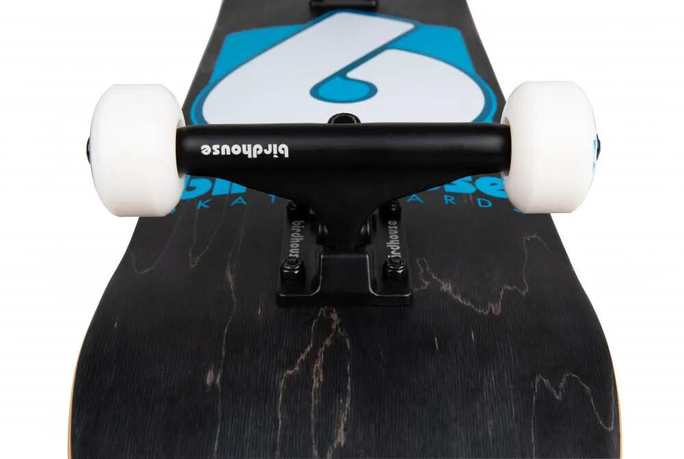 Skate Birdhouse Stage 3 B Logo Black/Blue 8" 6/6