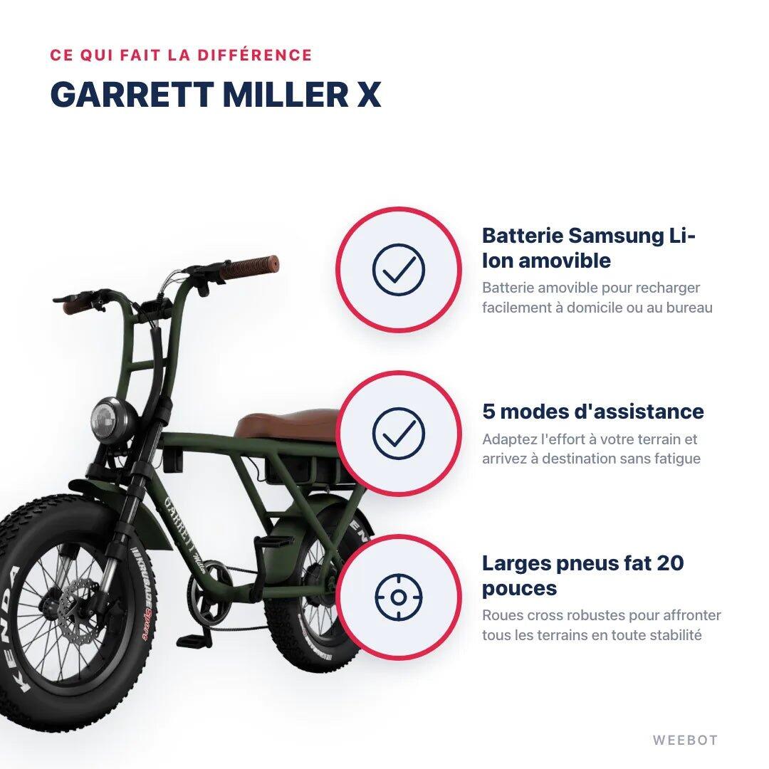 Fatbike Électrique Biplace Cargo Garrett Miller X Batterie Simple / Tout Terrain 4/6