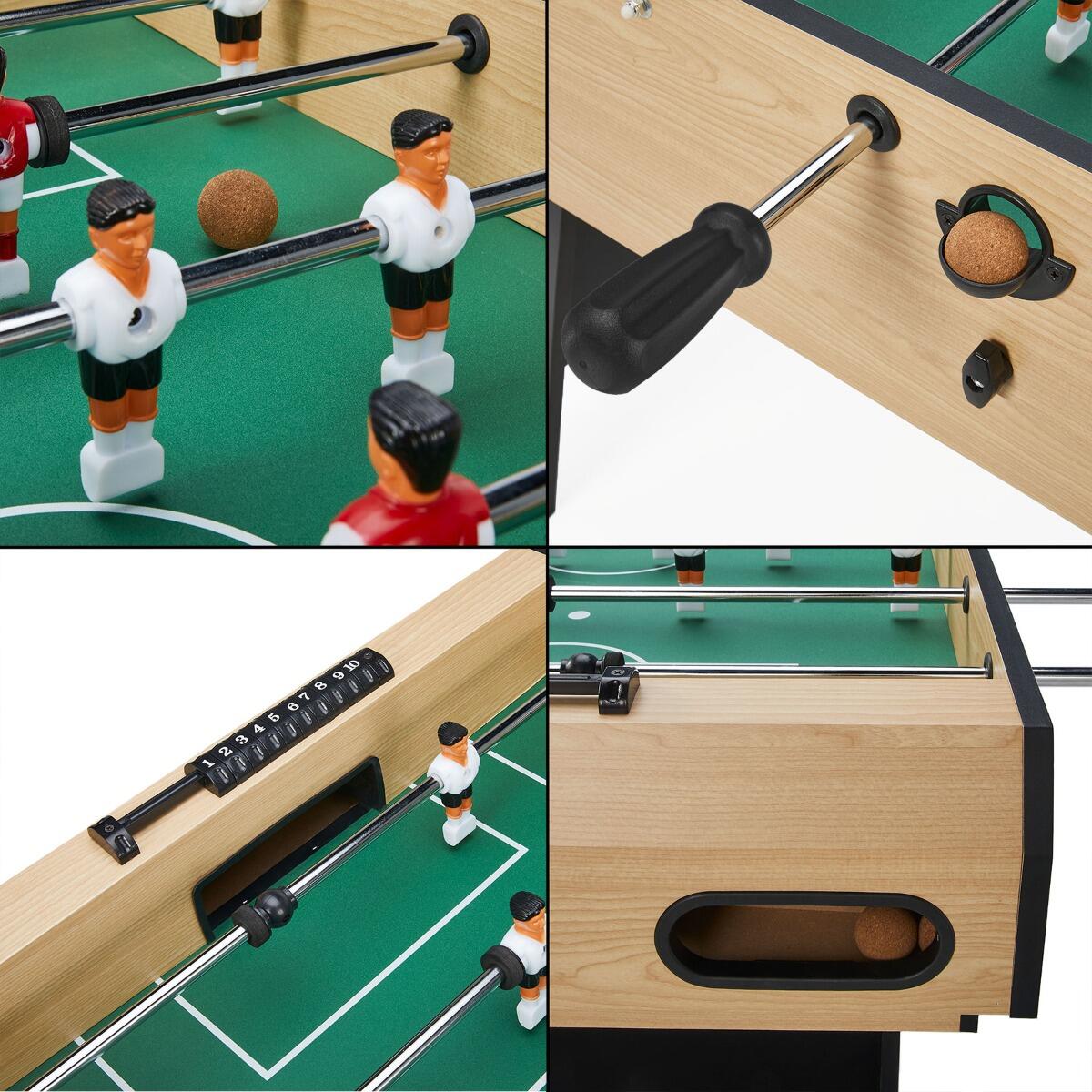 Table multi jeux pliable 4 en 1 ados - Baby-foot - Billard - Ping Pong - Hockey 3/5