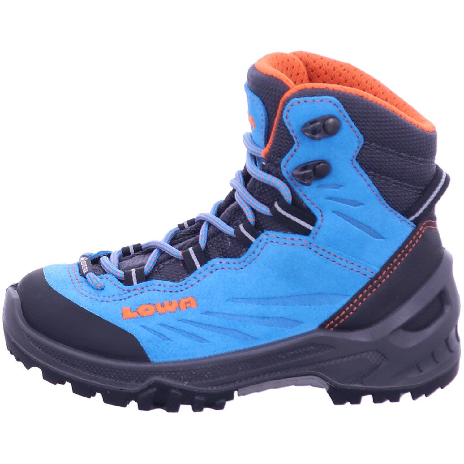 LOWA Jungen 640060 6954 Outdoorschuh Echtleder in blau 2/7