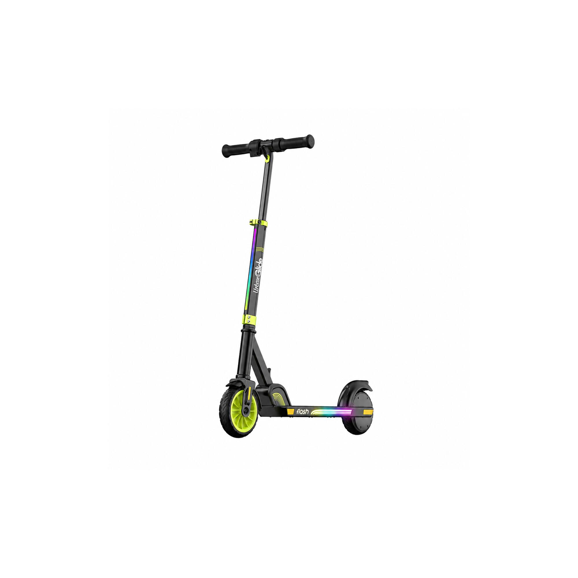 RIDE FLASH – Trotinete Elétrica Infantil 6 anos+ | 16 km/h | LED RGB | 6,5 kg