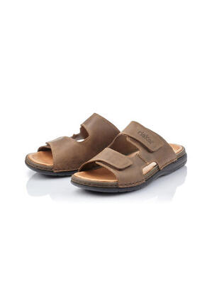 Rieker Herren Pantoletten Sandalen 25592-25 Brown