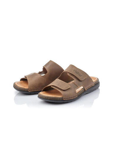 Rieker Herren Pantoletten Sandalen 25592-25 Brown