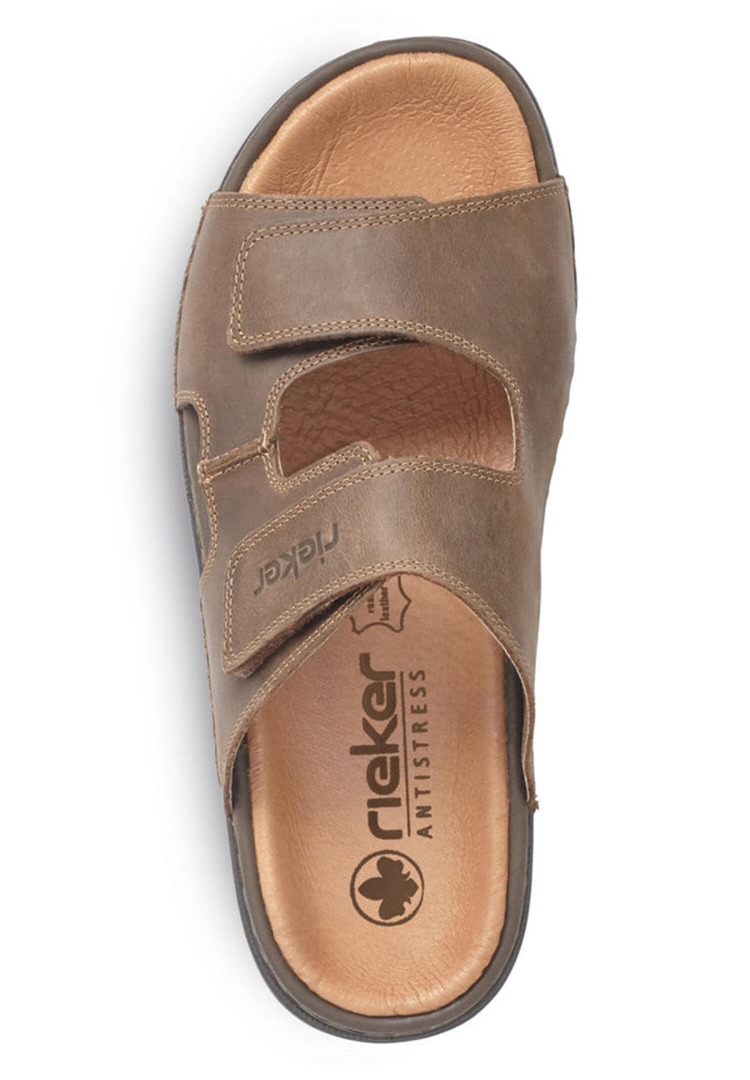 Rieker Herren Pantoletten Sandalen 25592-25 Brown 3/4