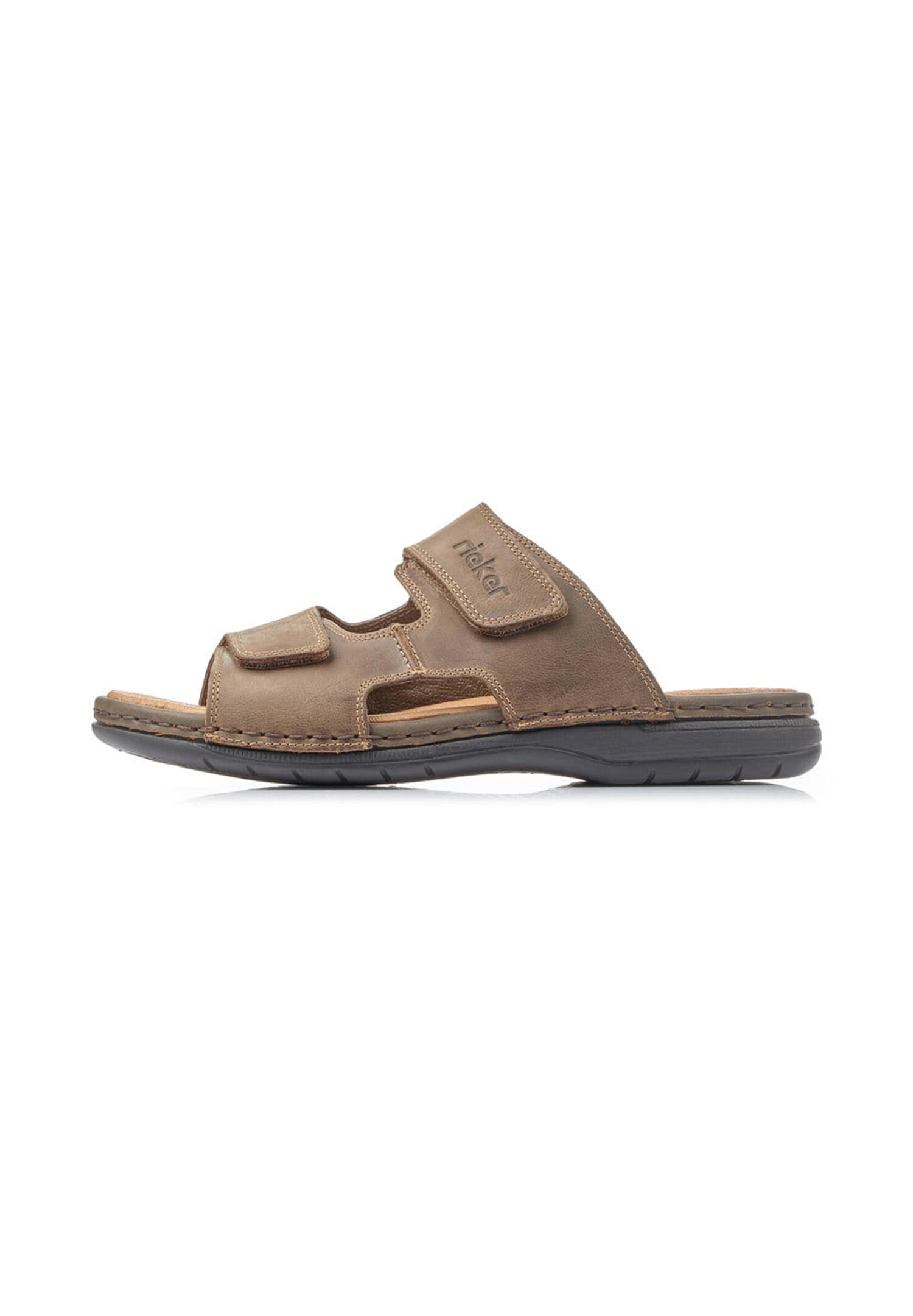Rieker Herren Pantoletten Sandalen 25592-25 Brown 4/4