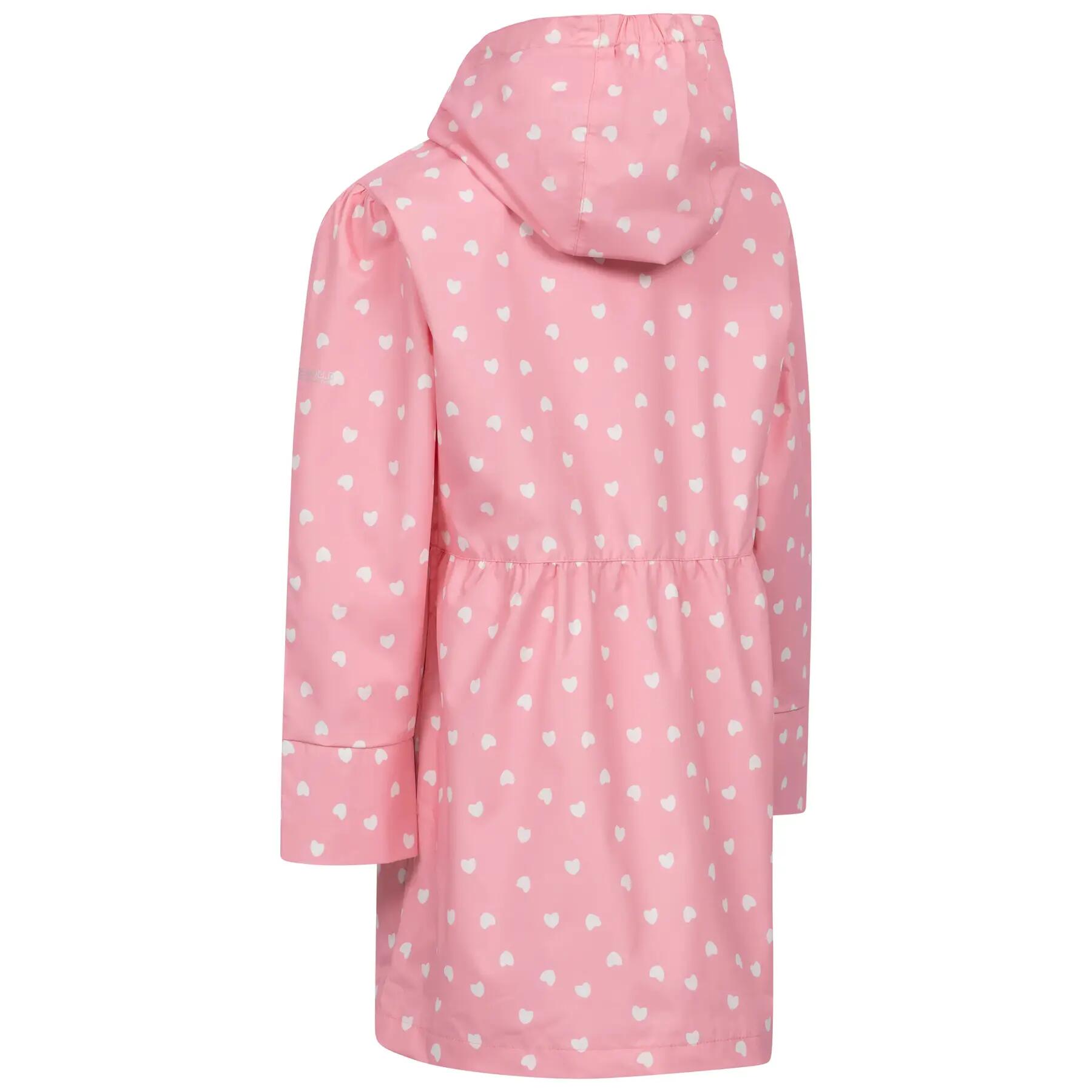 Girls Unpadded All Over Print Waterproof And Windproof Jacket - Hester 4/5