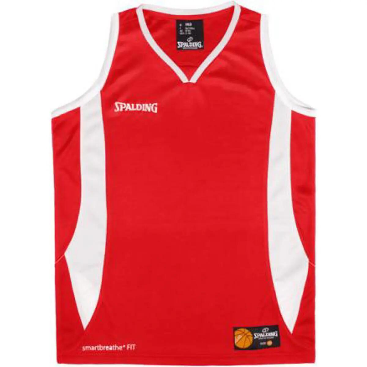 T-shirt - basketbal - heren - jam - licht, bewegingsvrij - wit/zwart