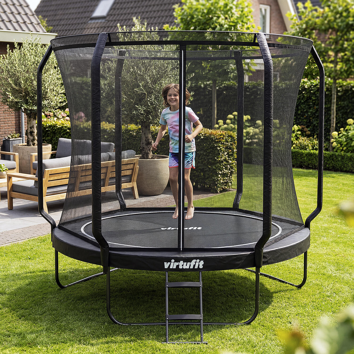 Premium Trampoline with Safety Net - Round - 251 cm 2/7