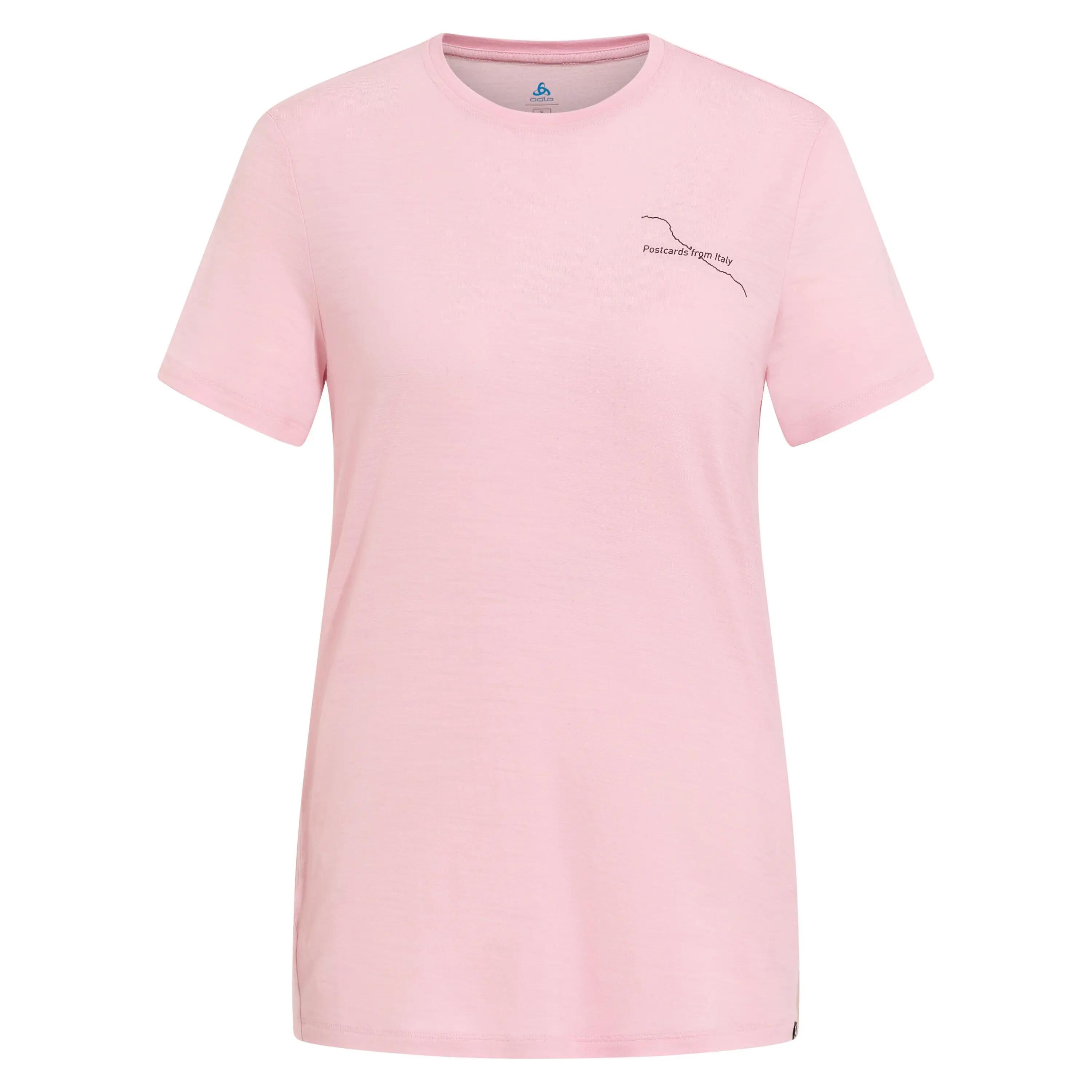 Koszulka merino damska Odlo Merino 160 Postcards Crew Neck S/S 4/6