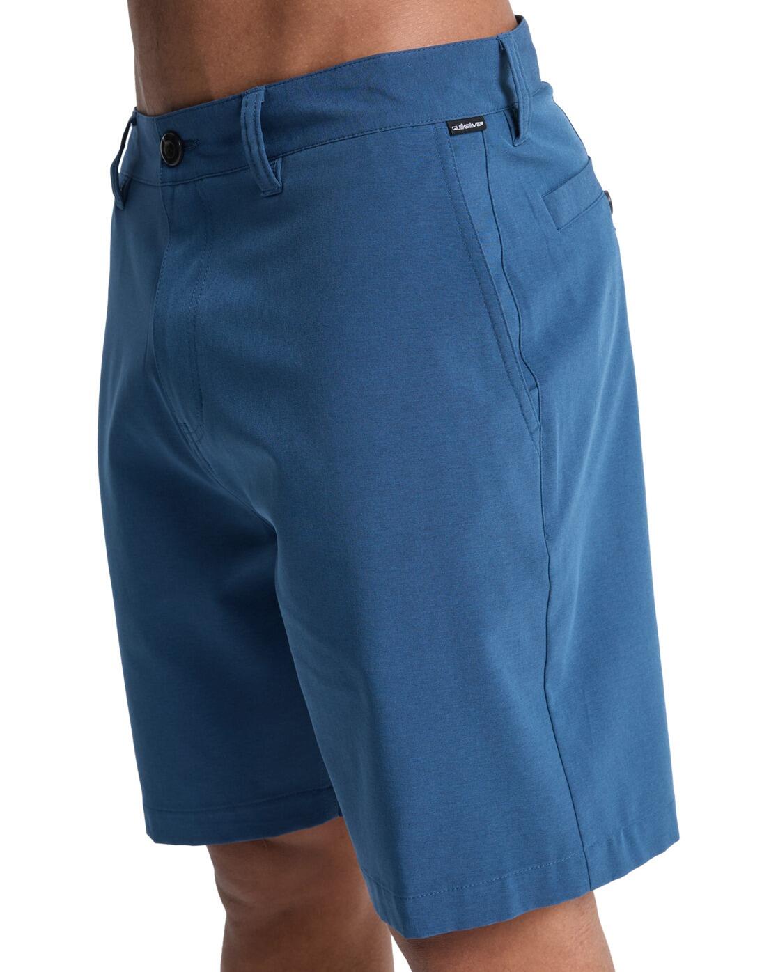 Amfibische Boardshort UNION HEATHER AMPH 19" 2024 Blau Heren 4/4