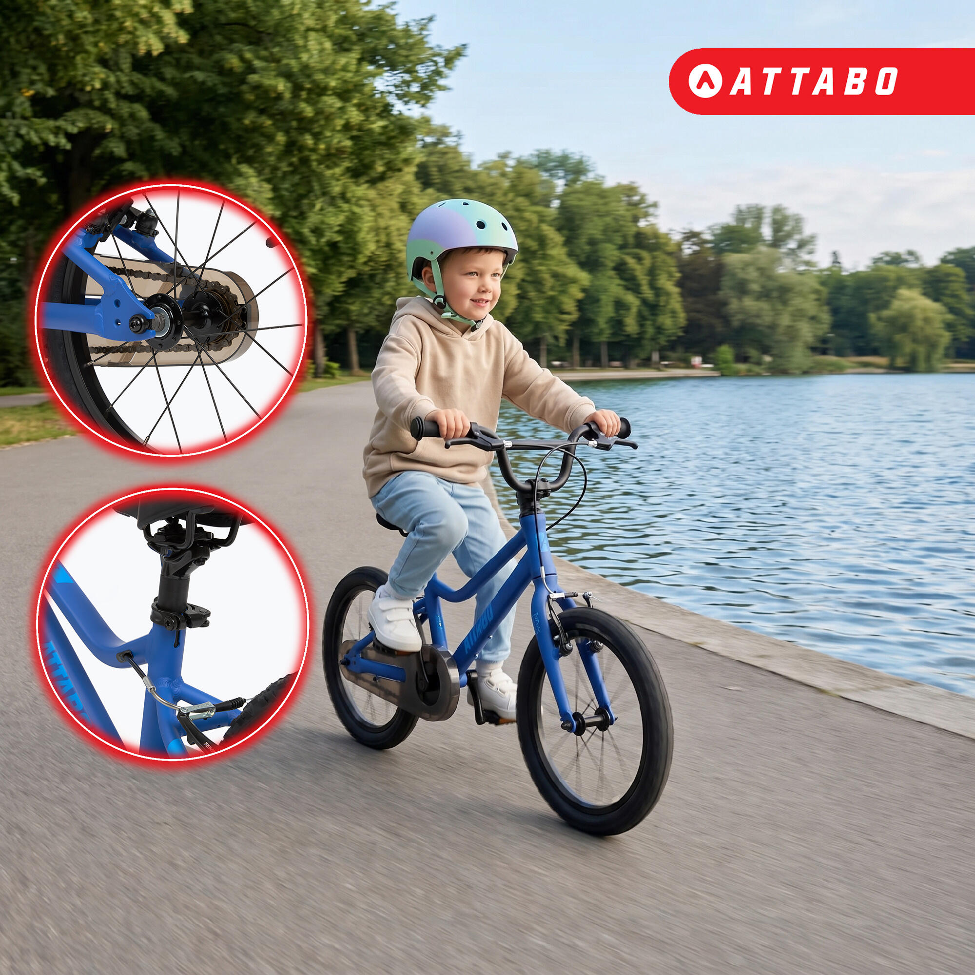 Kinderfahrrad ATTABO EASE 16" 5,9 kg Gen 2 3/7