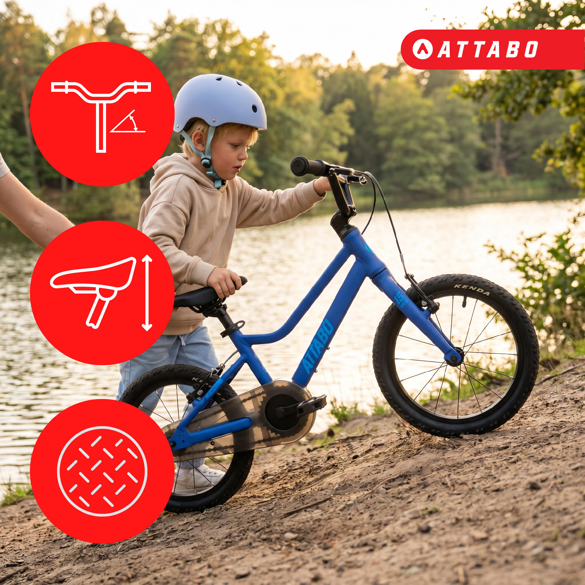 Kinderfahrrad ATTABO EASE 16" 5,9 kg Gen 2 7/7