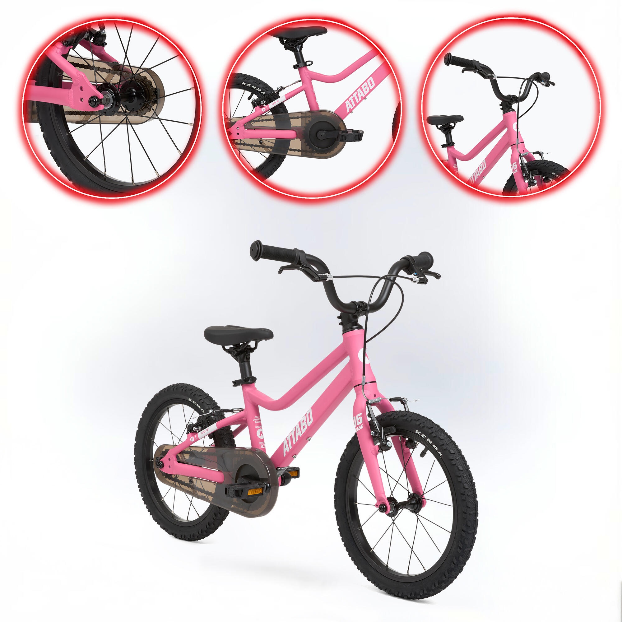 Bicicletta per bambini ATTABO EASE 16" 5,9 kg Gen 2 6/7