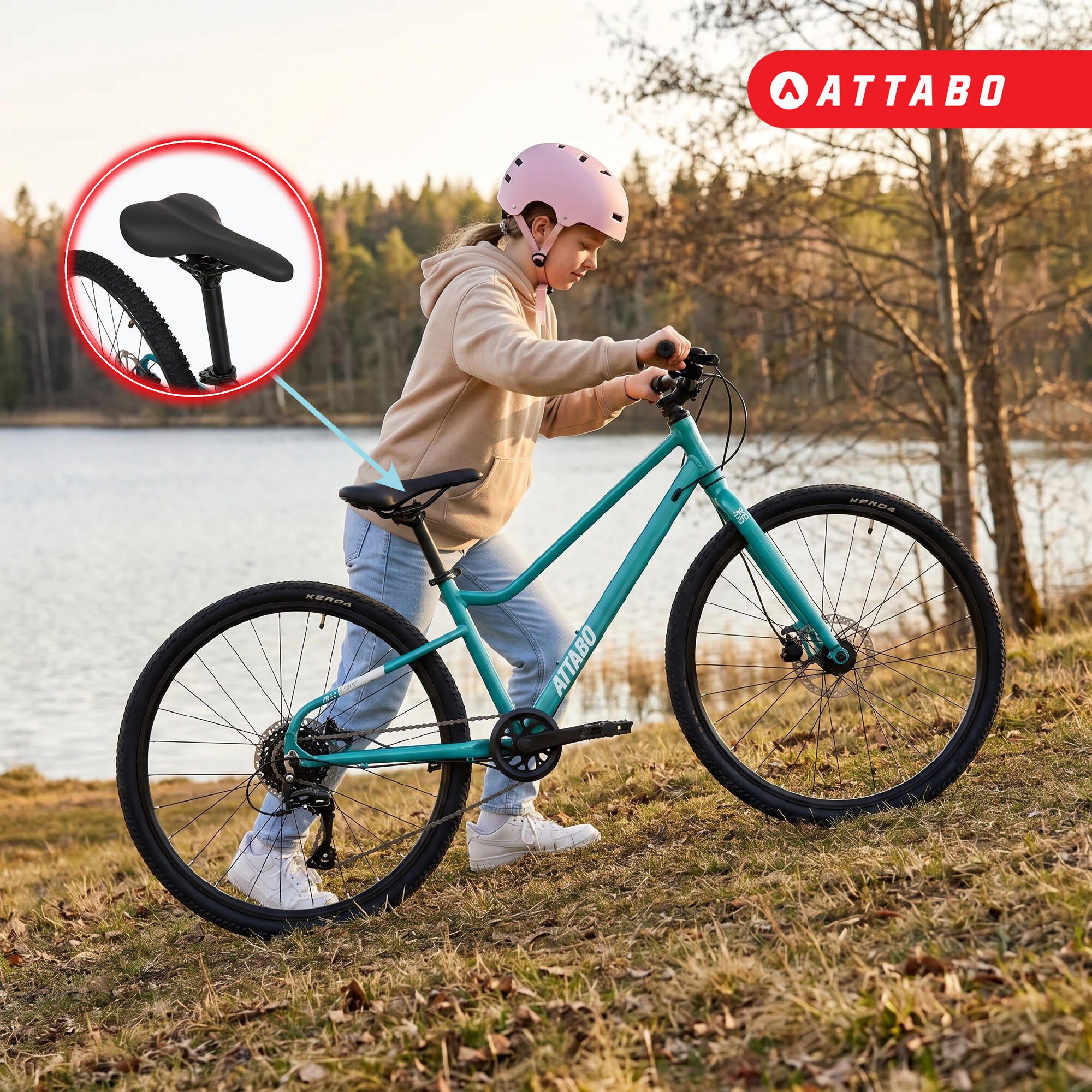 Bicicletta per bambini ATTABO EASE 26" 9,8 kg Gen 2 4/7