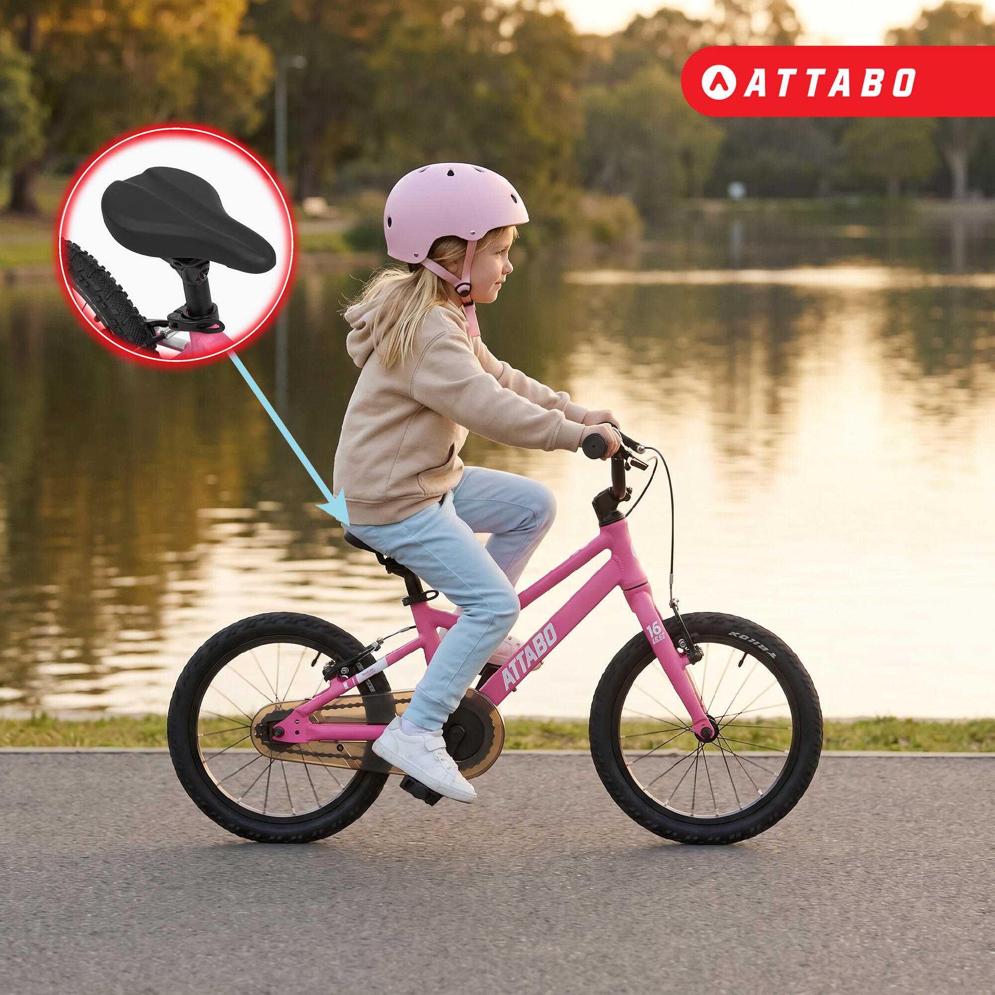 Bicicletta per bambini ATTABO EASE 16" 5,9 kg Gen 2 4/7