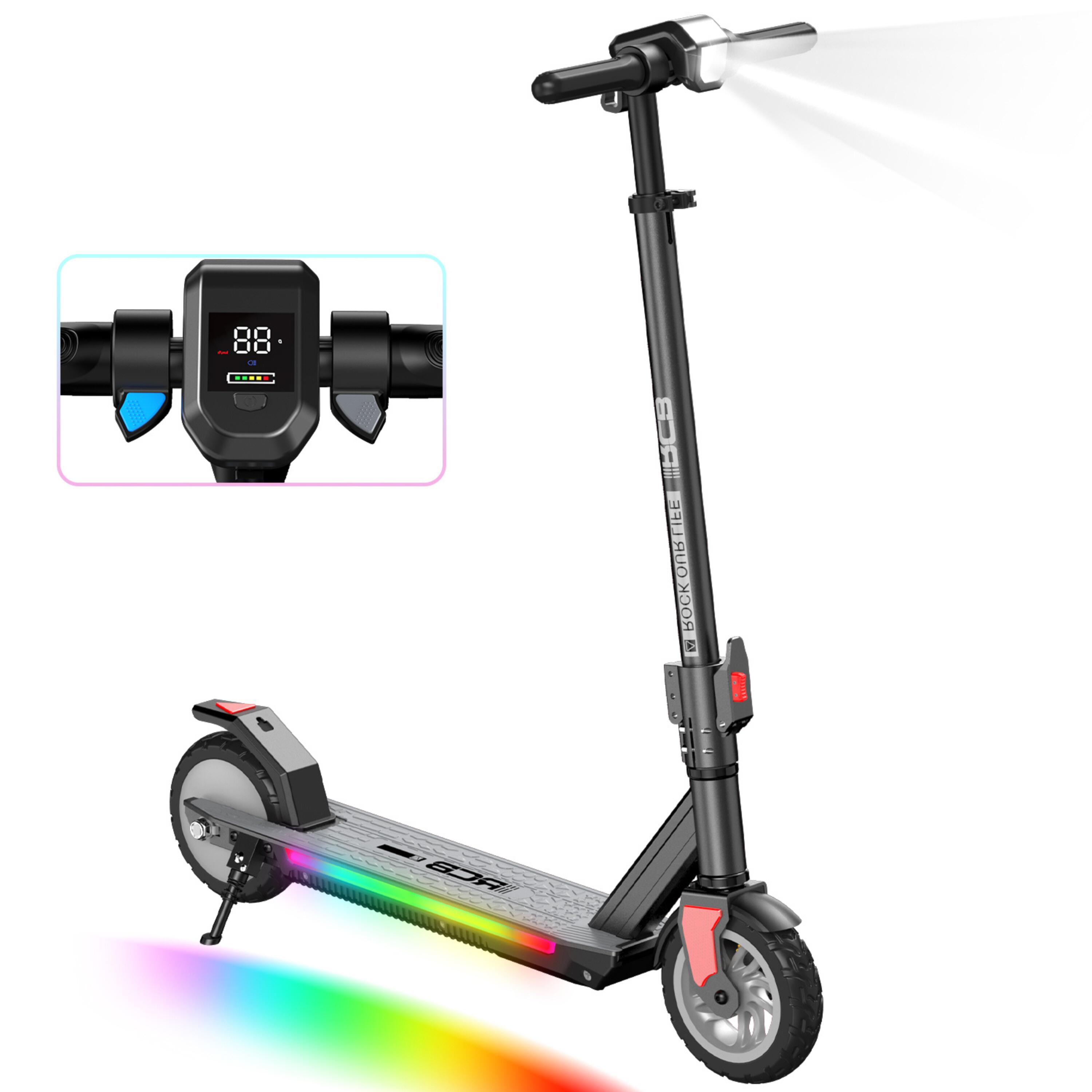 Trottinette électrique 6-12 - 3 vit., 7" pneu, cadre alu, pliable - RCB R12 PRO