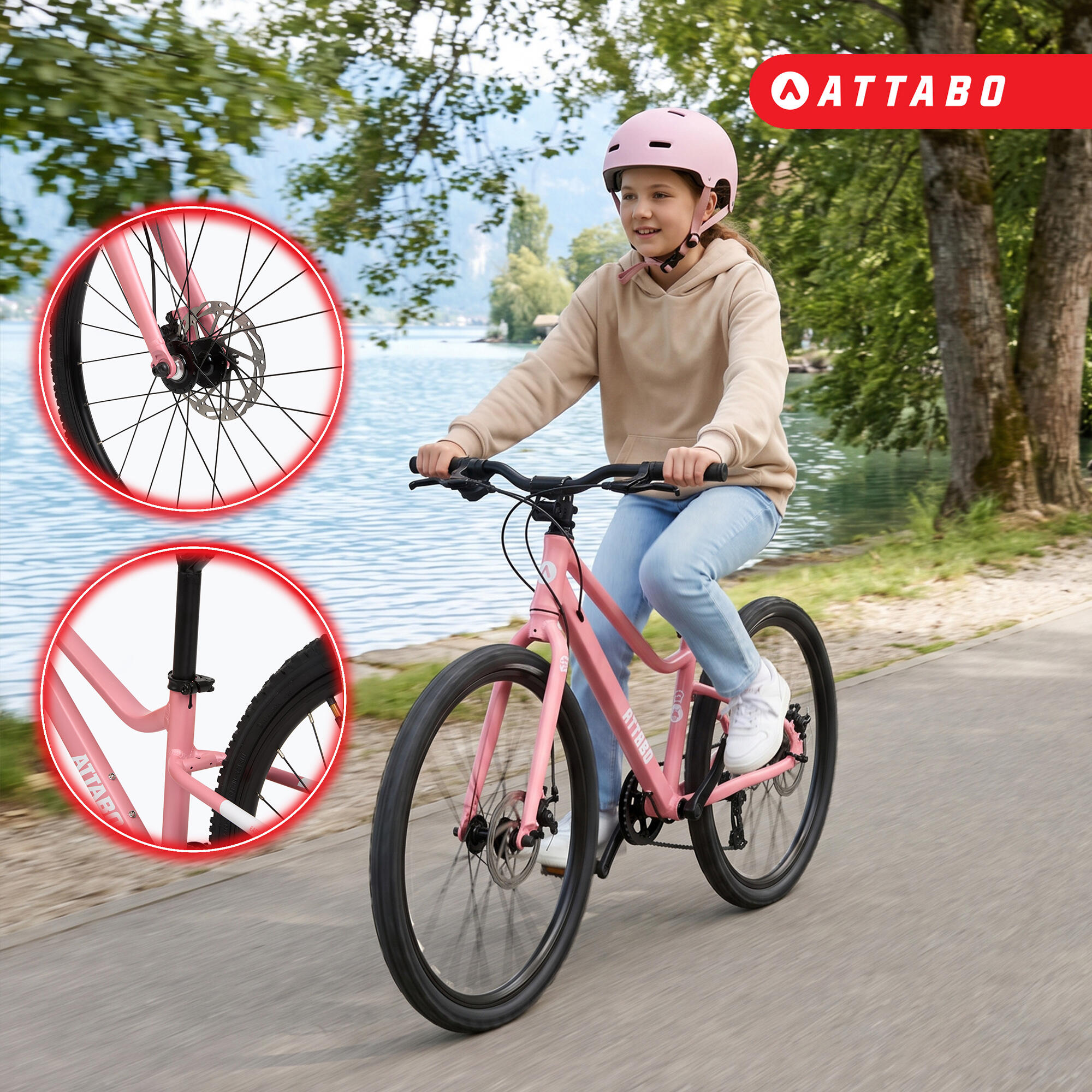 Kinderfahrrad ATTABO EASE 24" 9,2 kg Gen 2 3/7