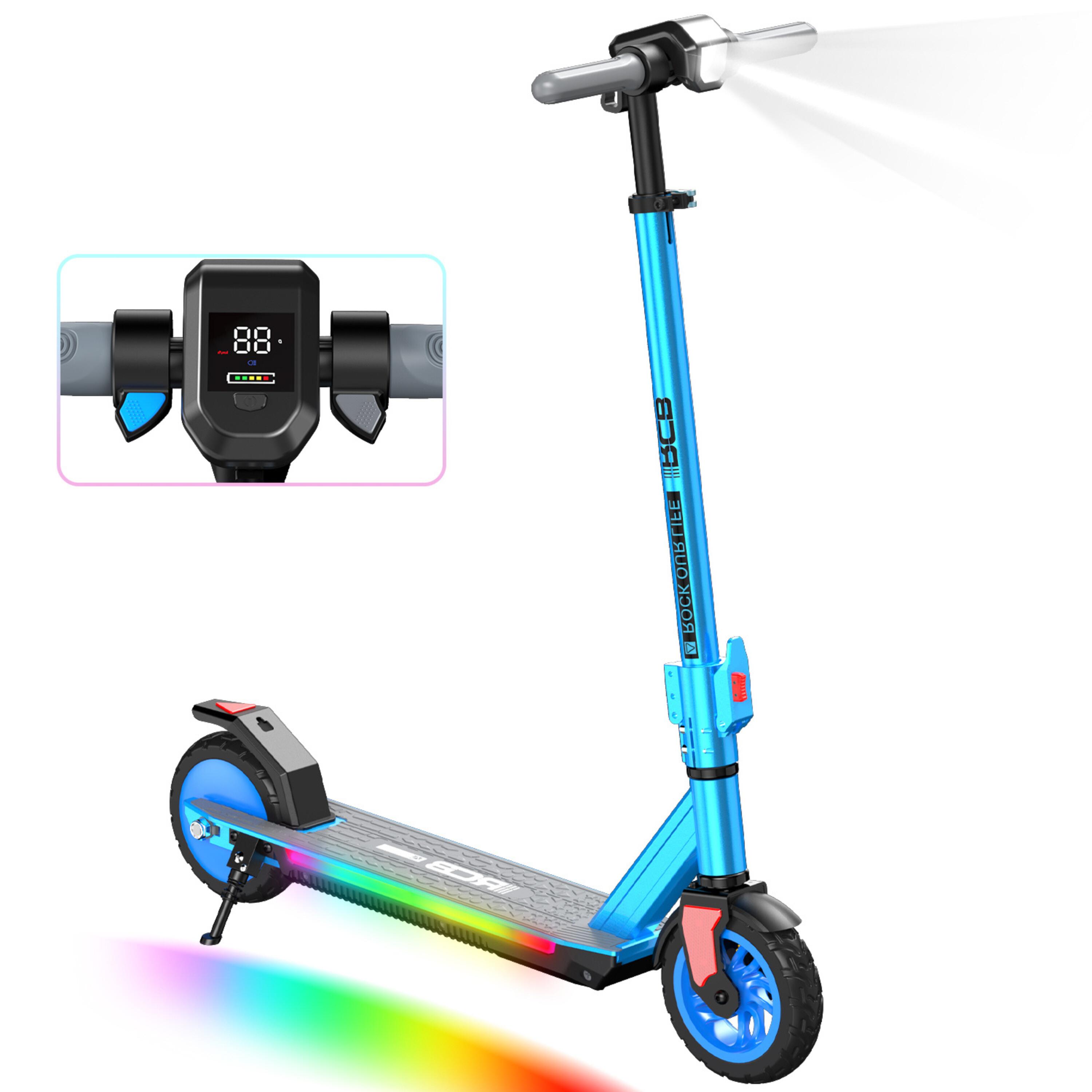 Trottinette électrique 6-12 - 3 vit., 7" pneu, cadre alu, pliable - RCB R12 PRO