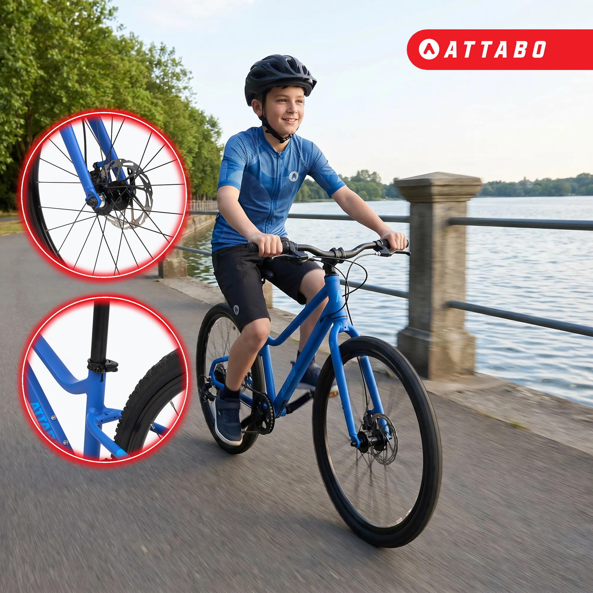 Bicicletta per bambini ATTABO EASE 24" 9,6 kg Gen 2 3/7