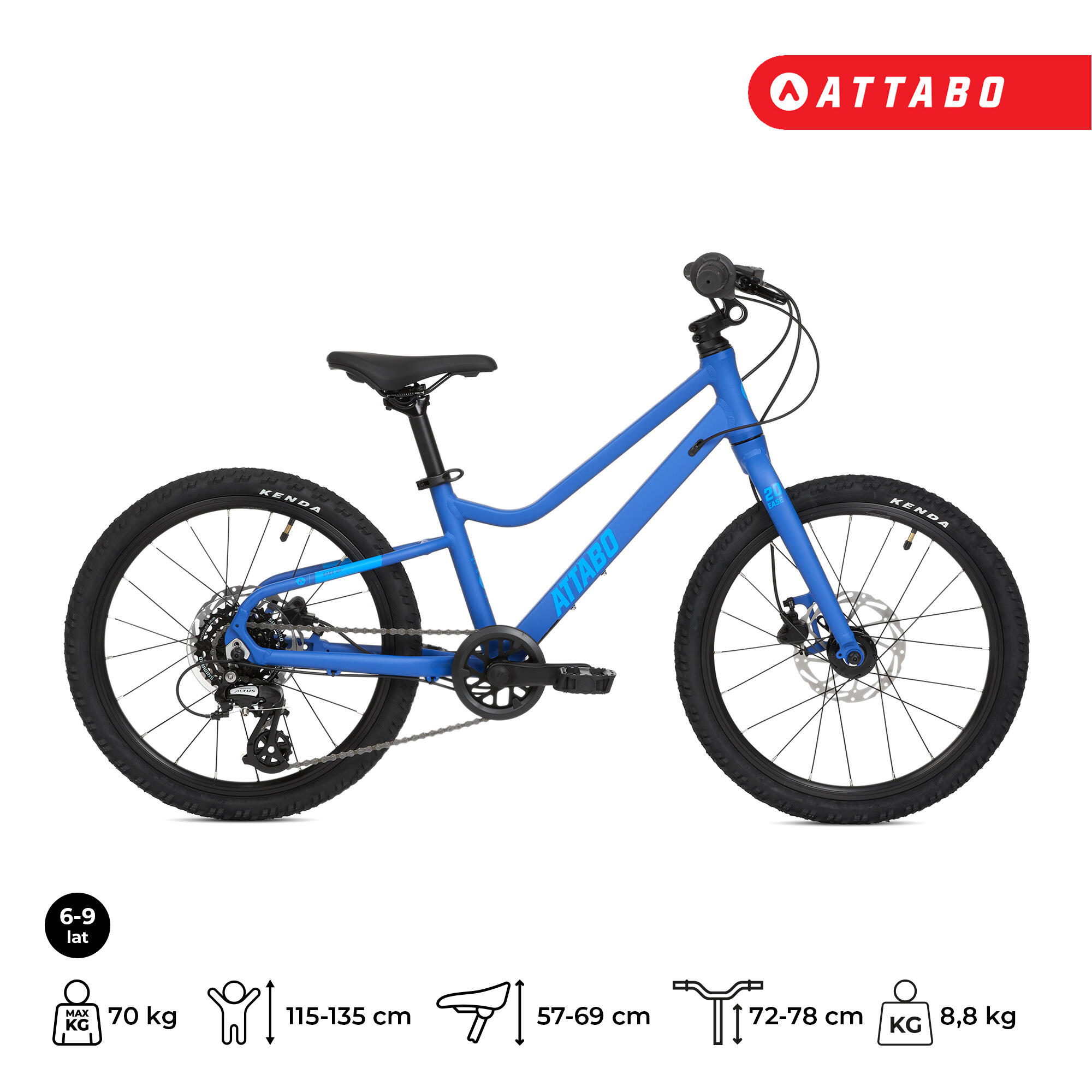 Kinderfahrrad ATTABO EASE 20" 8,4 kg Gen 2 2/7