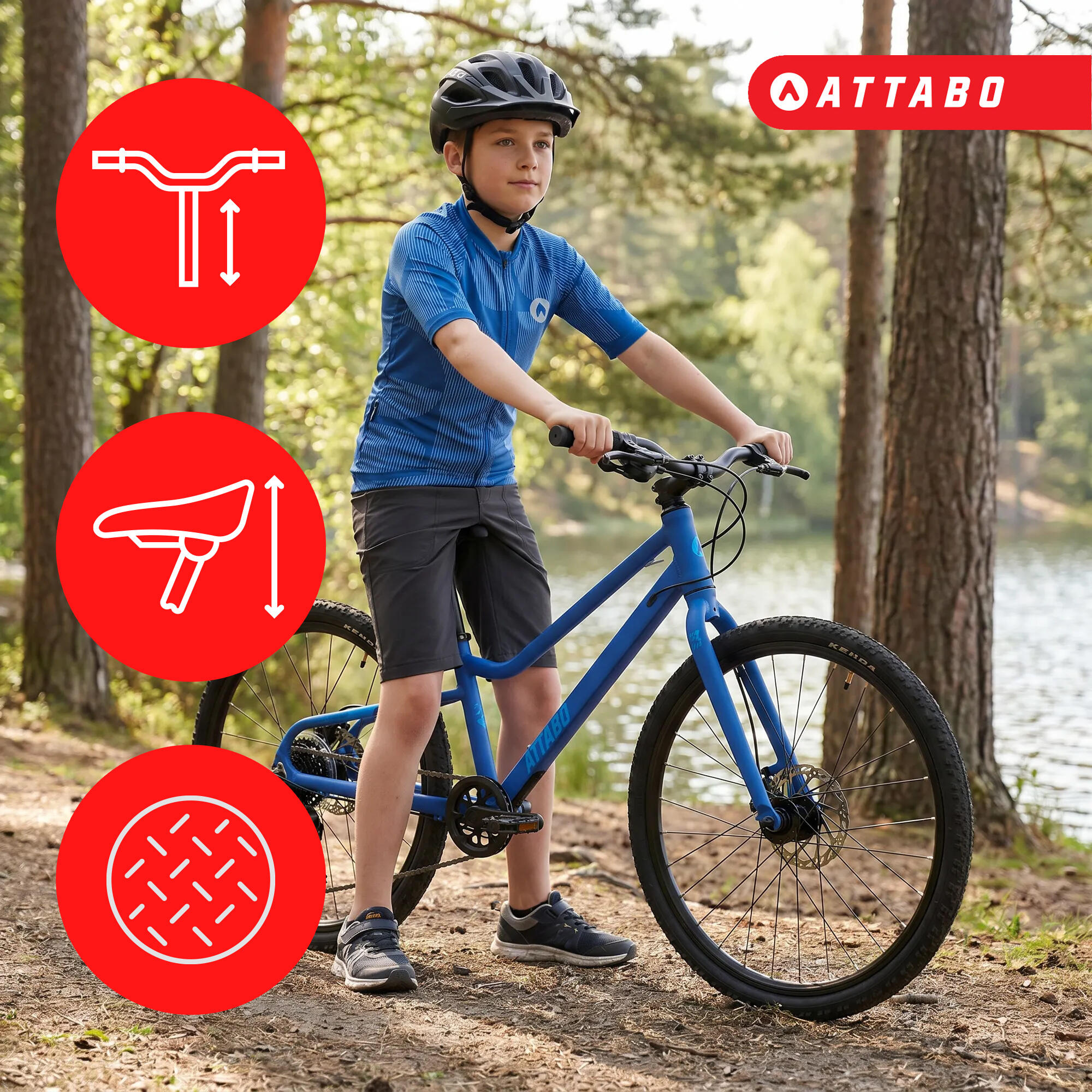 Bicicletta per bambini ATTABO EASE 24" 9,6 kg Gen 2 7/7