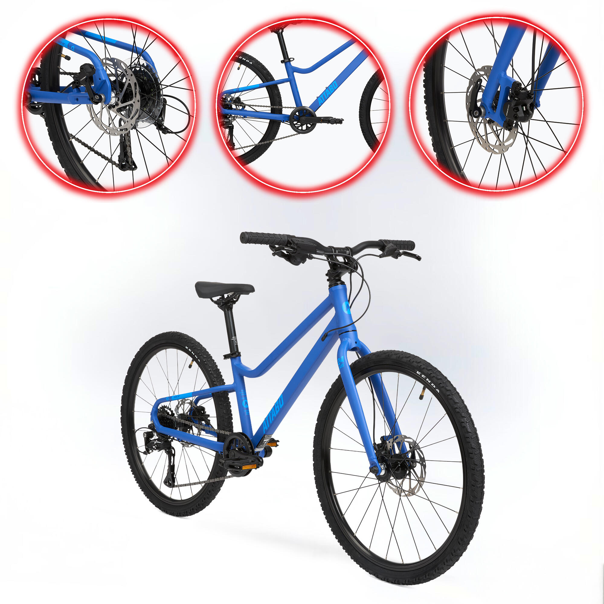Bicicletta per bambini ATTABO EASE 24" 9,6 kg Gen 2 6/7