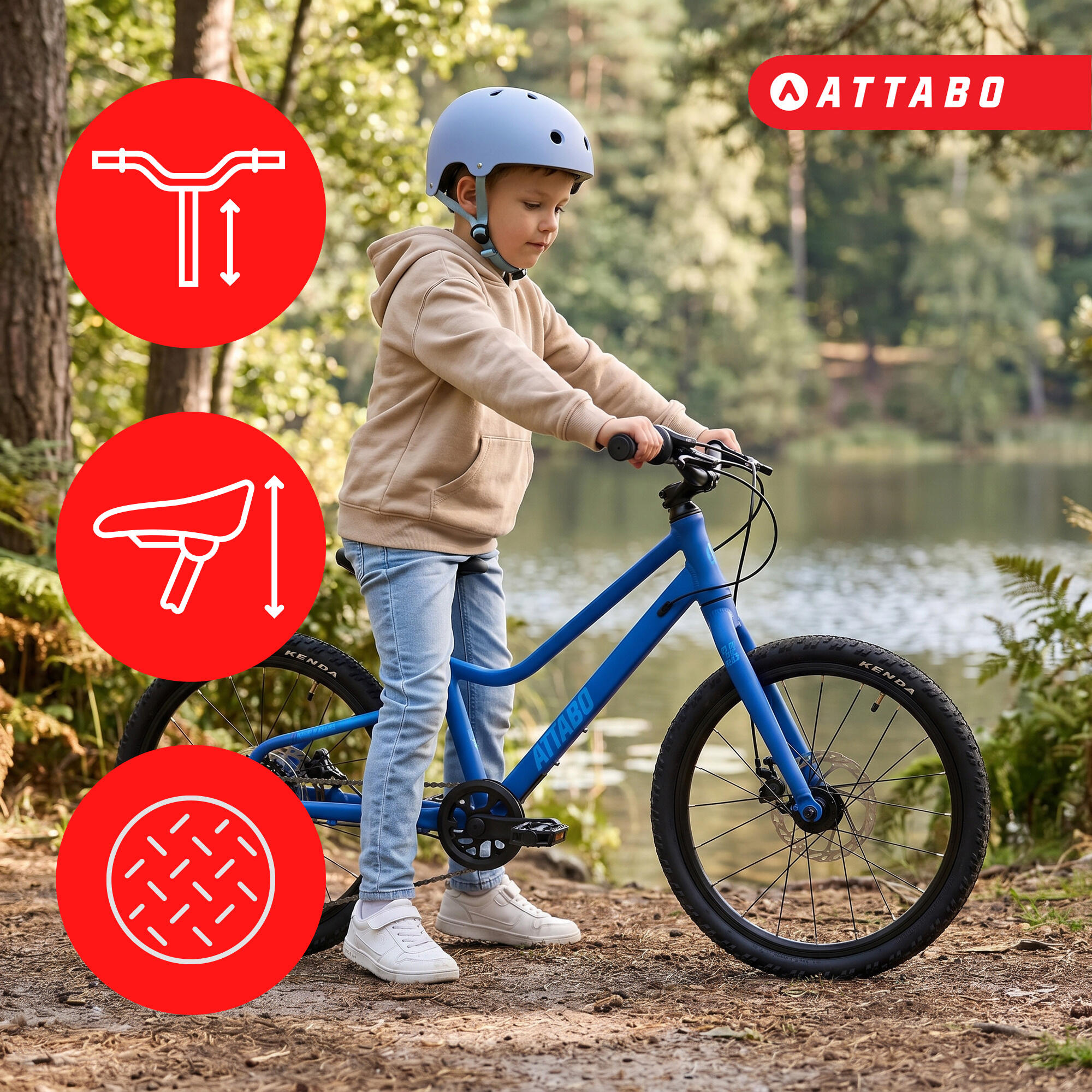 Kinderfahrrad ATTABO EASE 20" 8,4 kg Gen 2 7/7