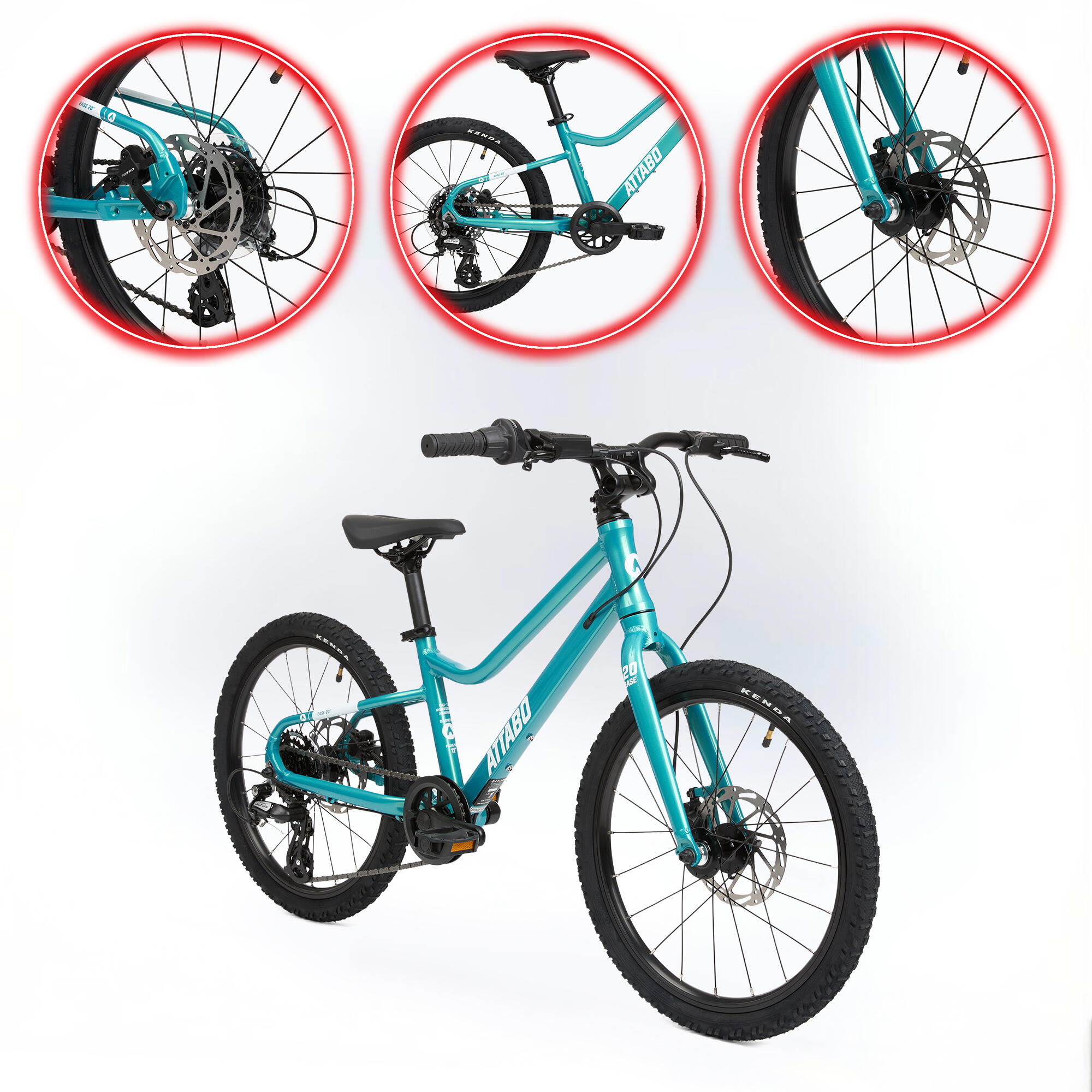 Vélo enfant ATTABO EASE 20" 8,4 kg Gén 2 6/7