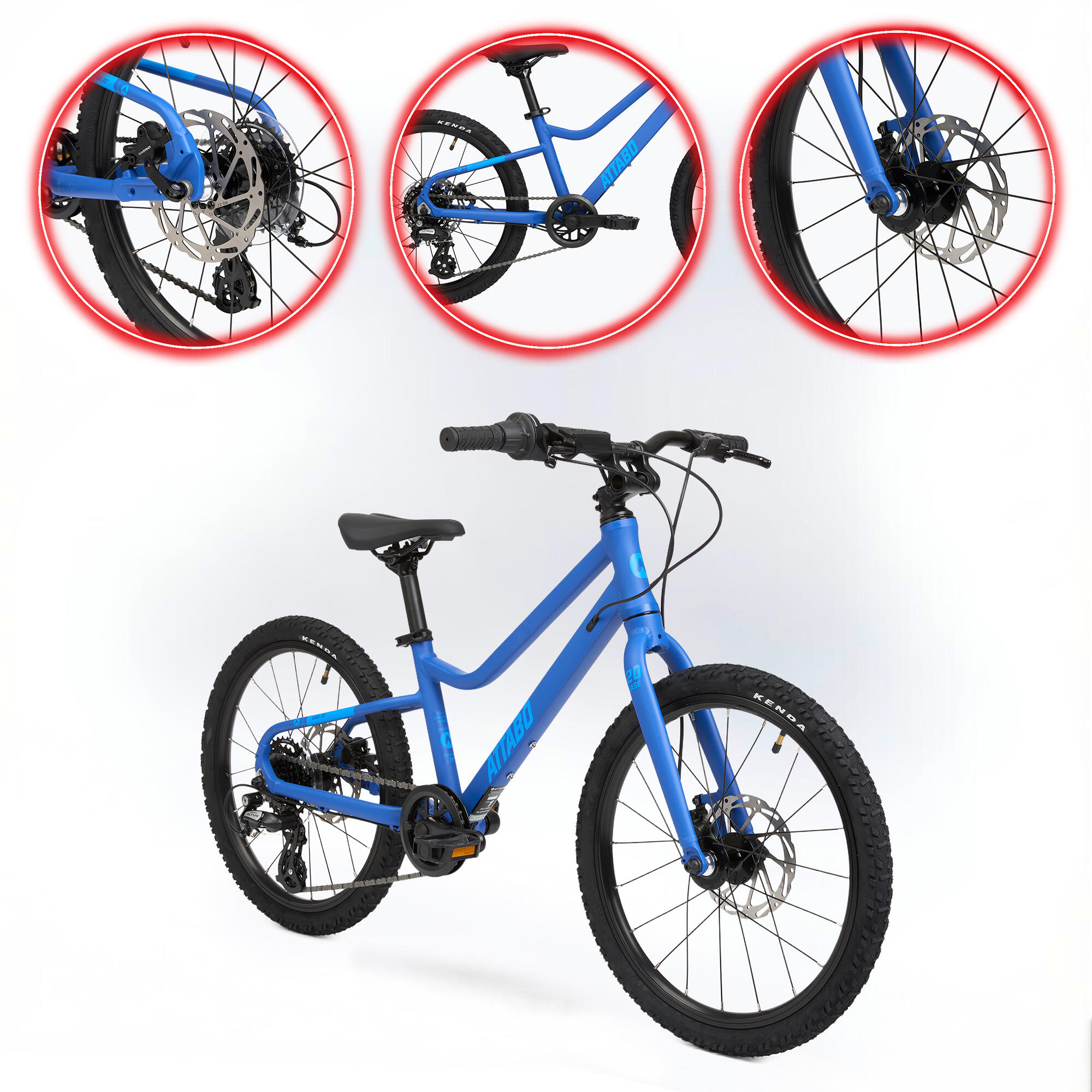Kinderfahrrad ATTABO EASE 20" 8,4 kg Gen 2 6/7