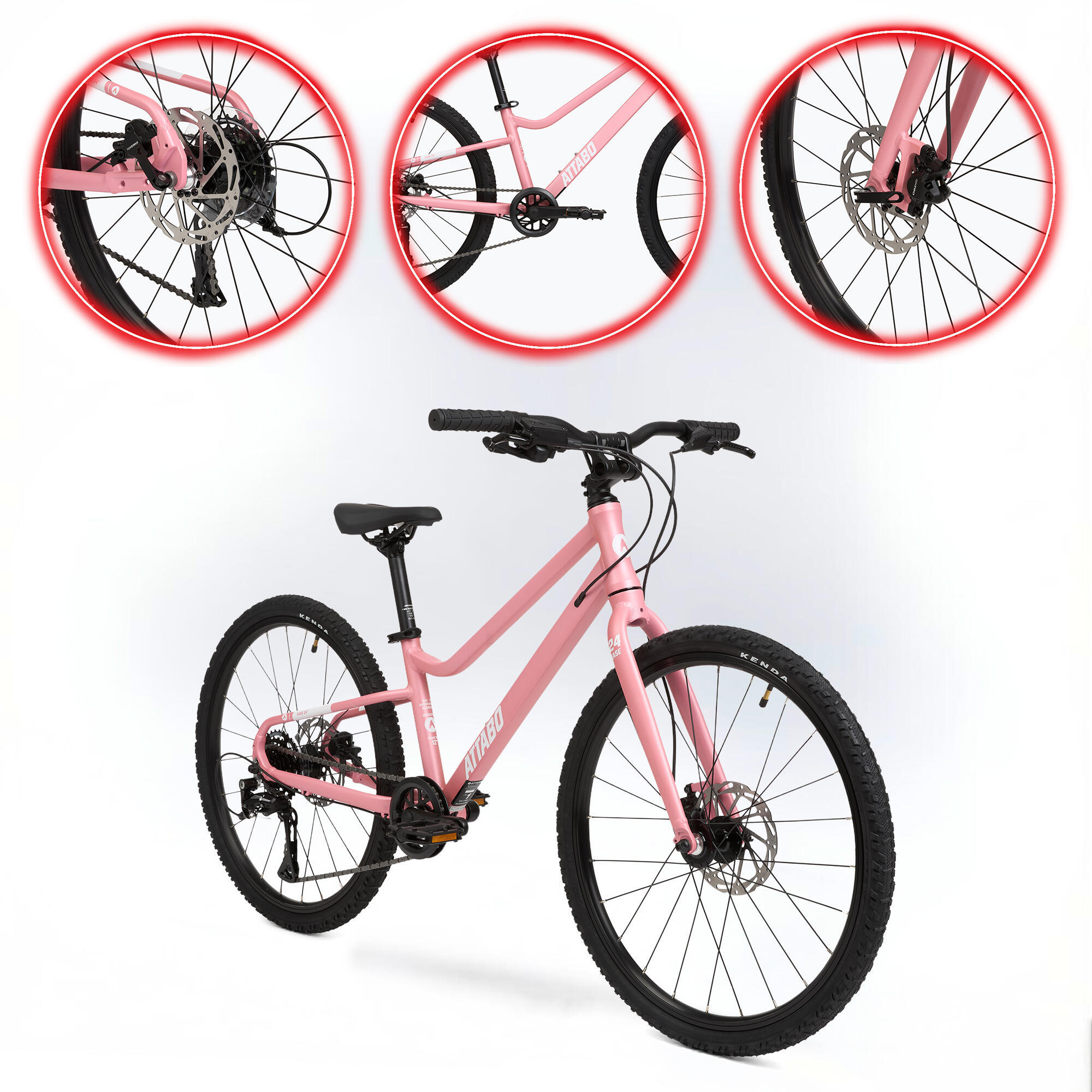 Kinderfahrrad ATTABO EASE 24" 9,2 kg Gen 2 6/7