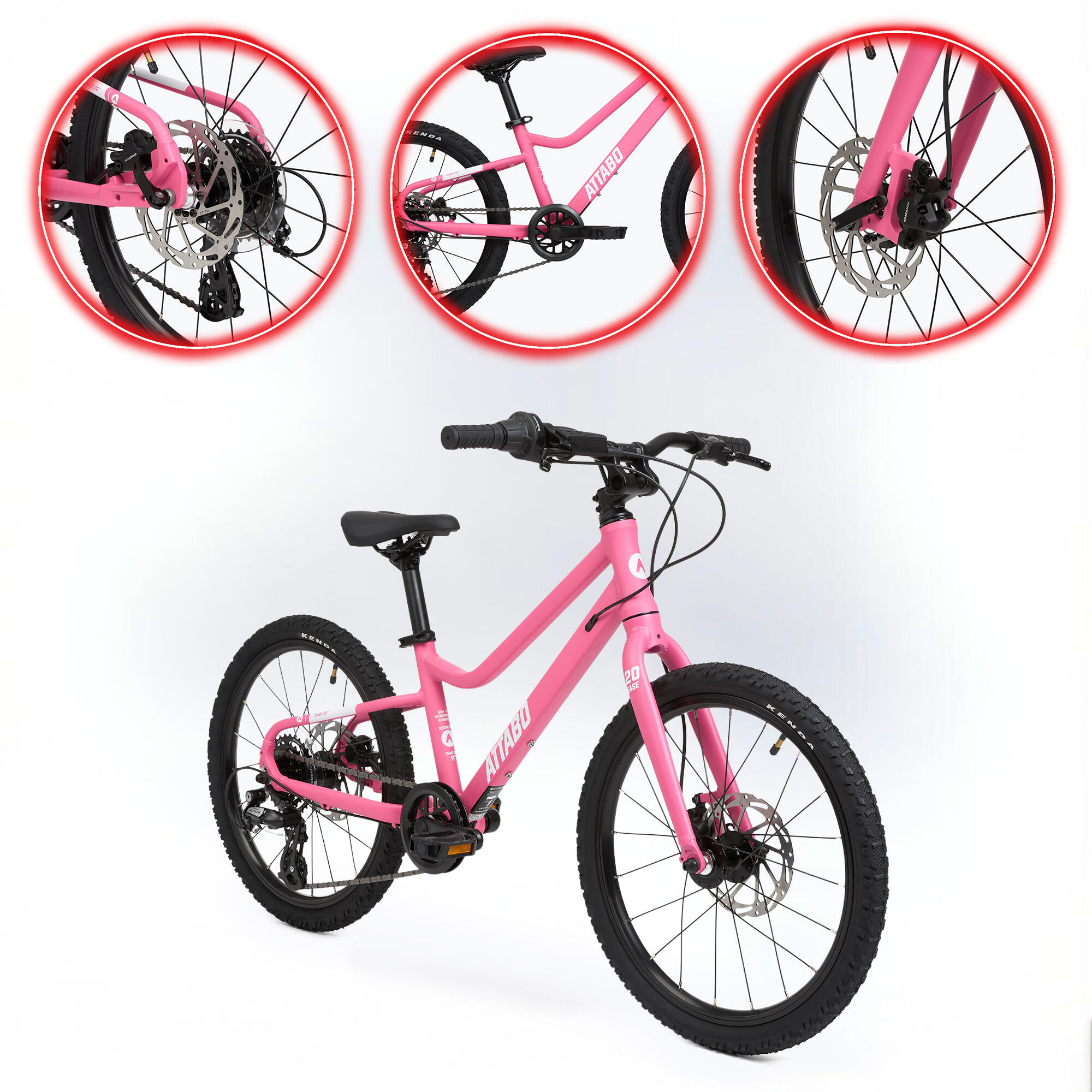 Bicicletta per bambini ATTABO EASE 20" 8,4 kg Gen 2 6/7