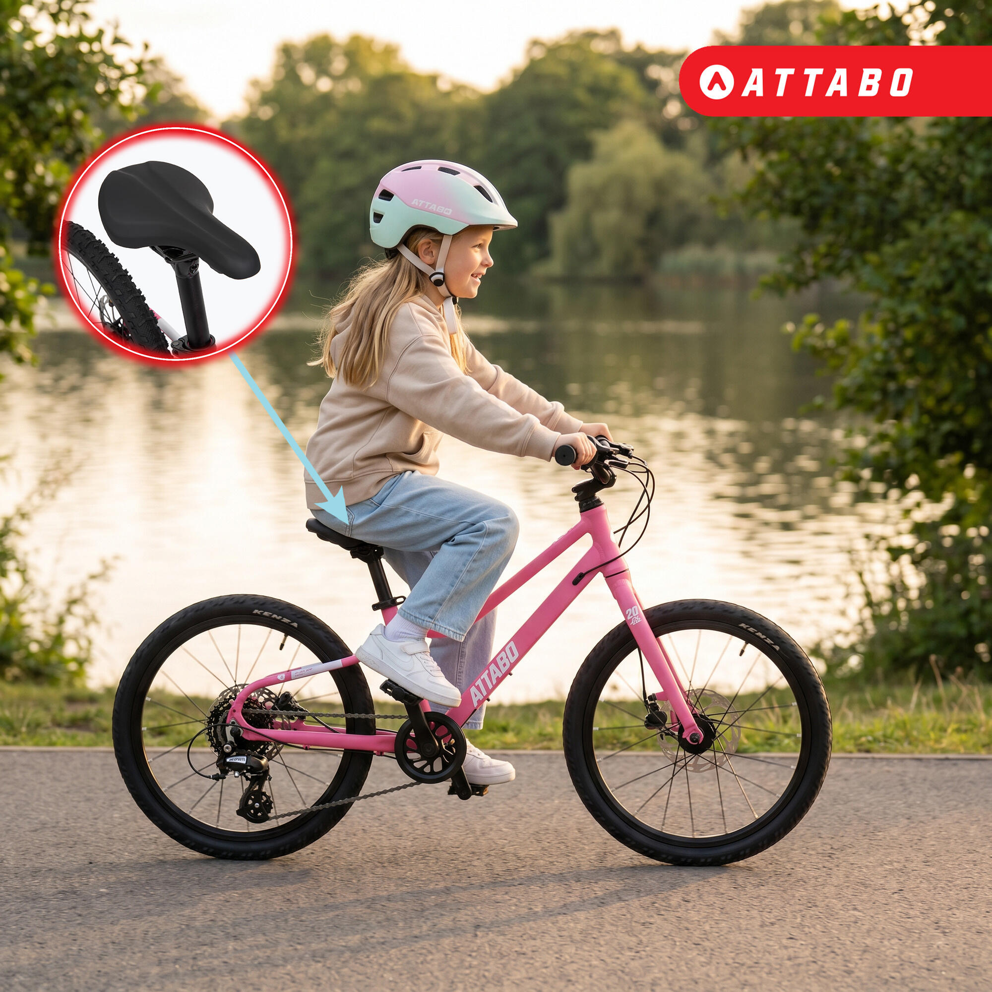 Bicicletta per bambini ATTABO EASE 20" 8,4 kg Gen 2 4/7