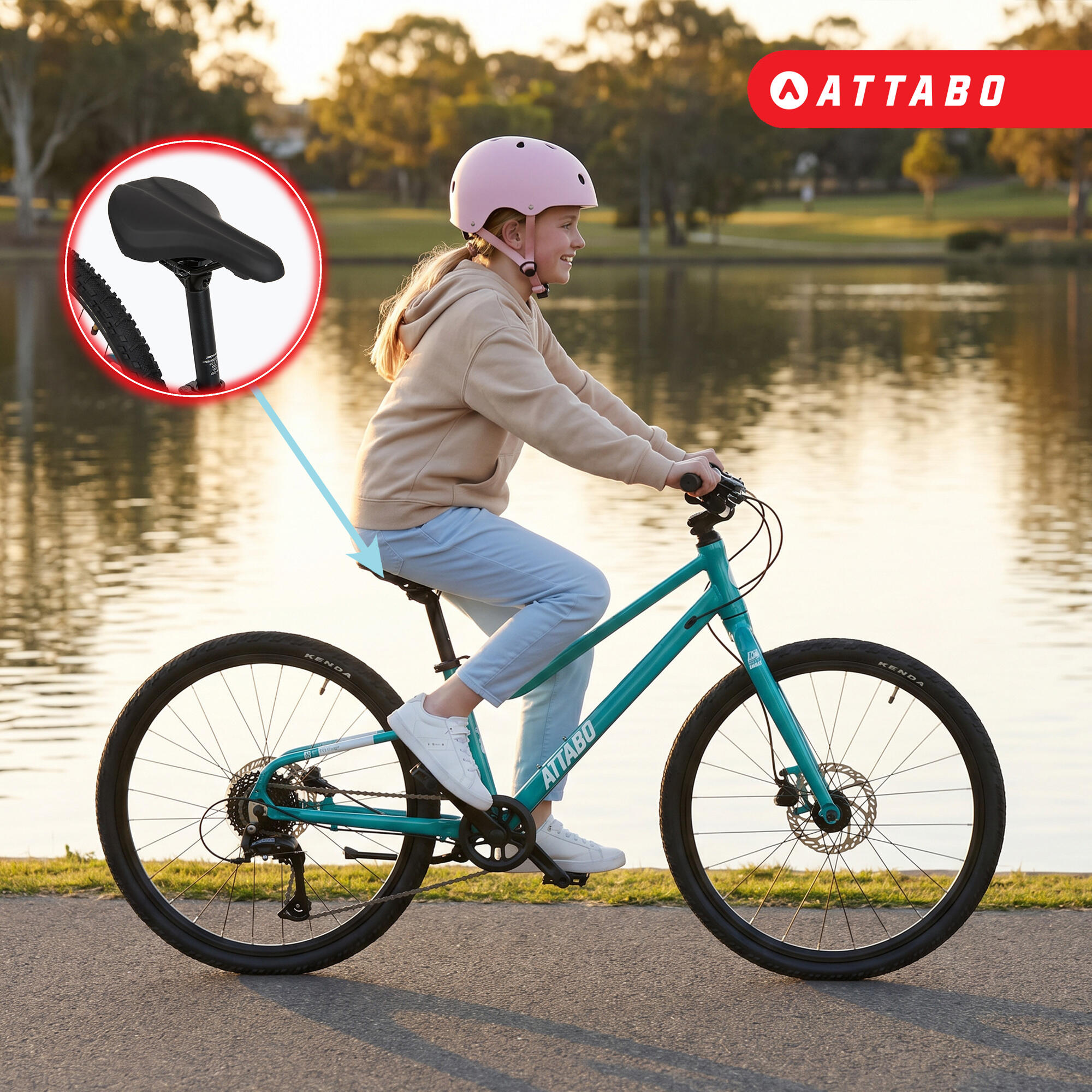 Bicicletta per bambini ATTABO EASE 24" 9,2 kg Gen 2 4/7