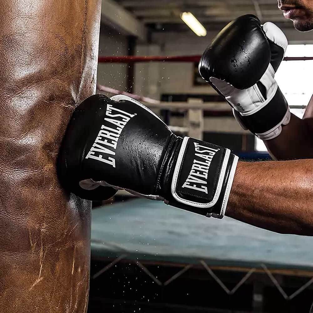 Everlast P00004005-BK/WH Powerlock OG Boks Eldiveni 16 Oz