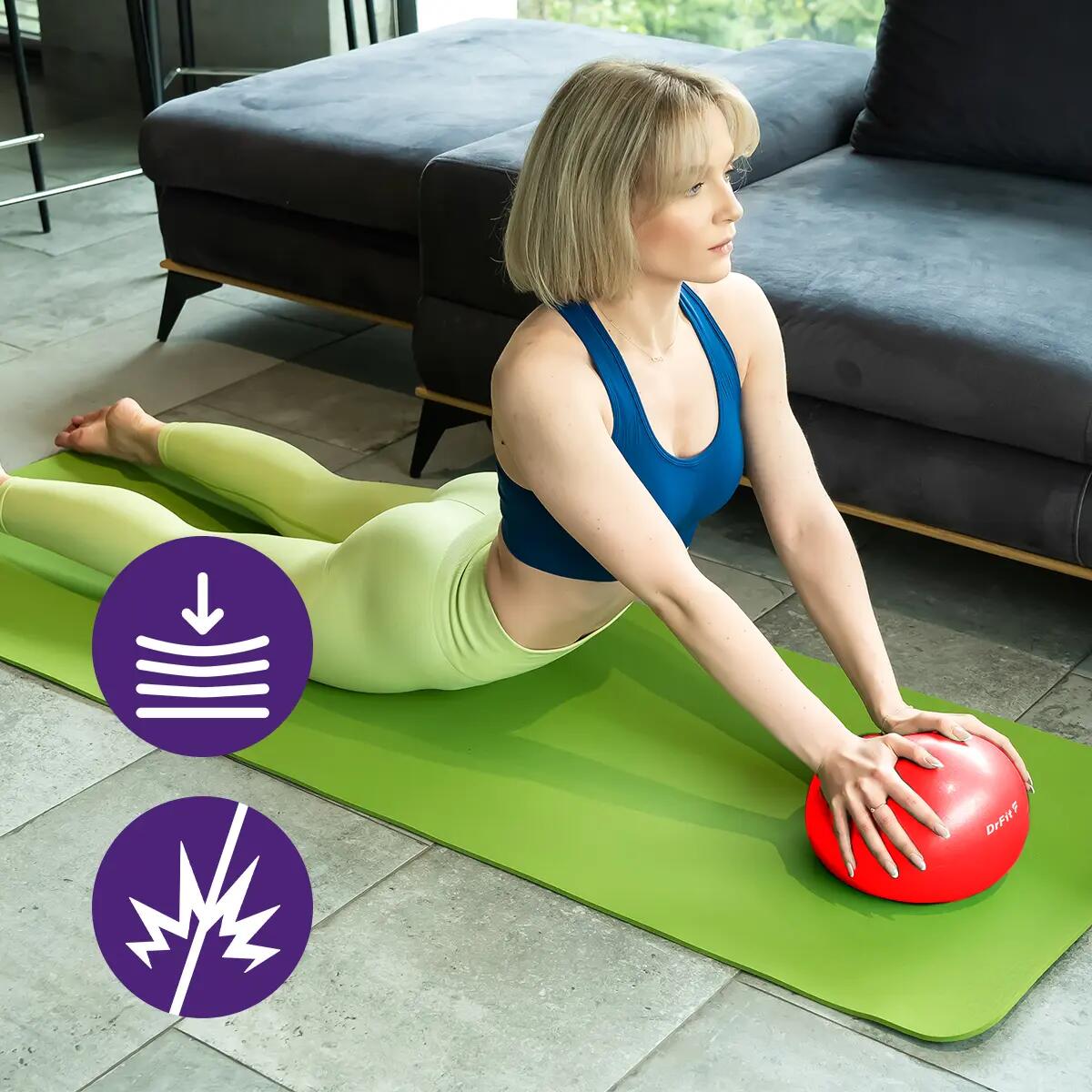 Piłka gimnastyczna do fitnessu jogi Gym Ball do ćwiczeń na siłowni i domu DrFit 3/5