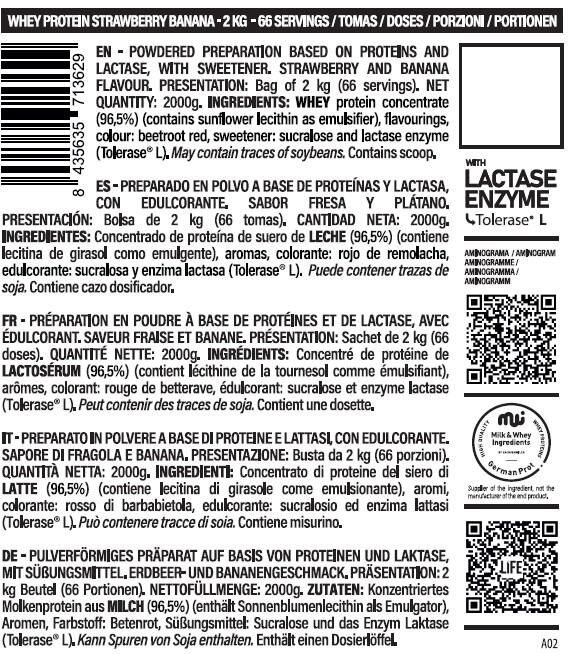 LIFE PRO WHEY 2KG - Proteína de Suero y Crecimiento Muscular 3/6