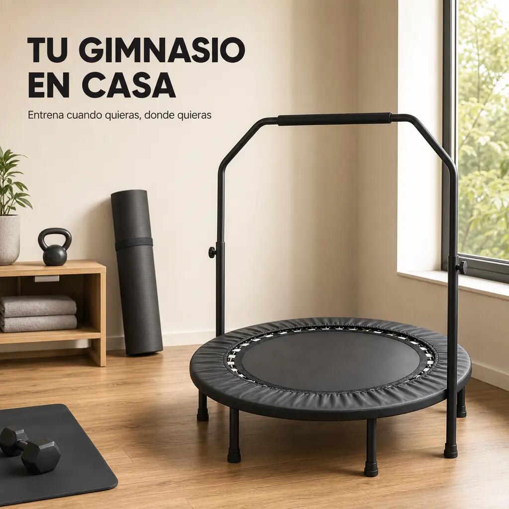 Trampolim Fitness 3 em 1 com Barra Ajustável 7/7