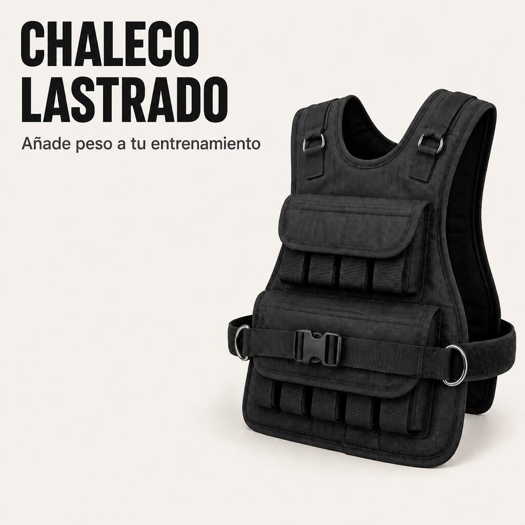 Gilet lesté ajustable pour entraînement fitness et course 2/7